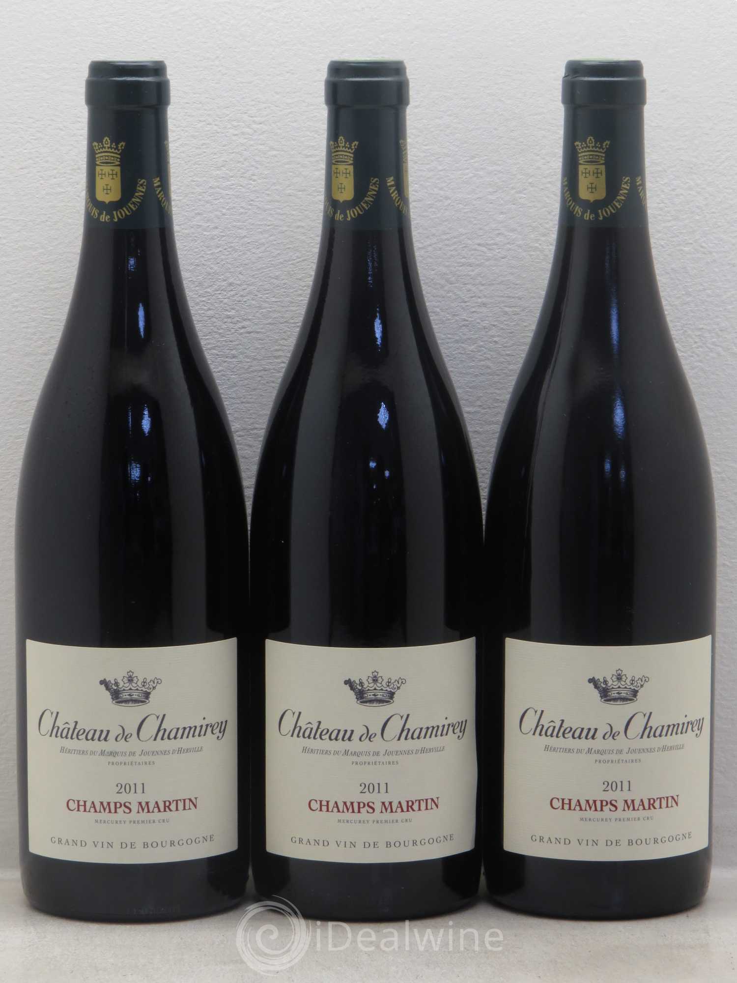 Mercurey 1er Cru Champs Martin Château de Chamirey 2011 - Lot de 6 bouteilles - 2