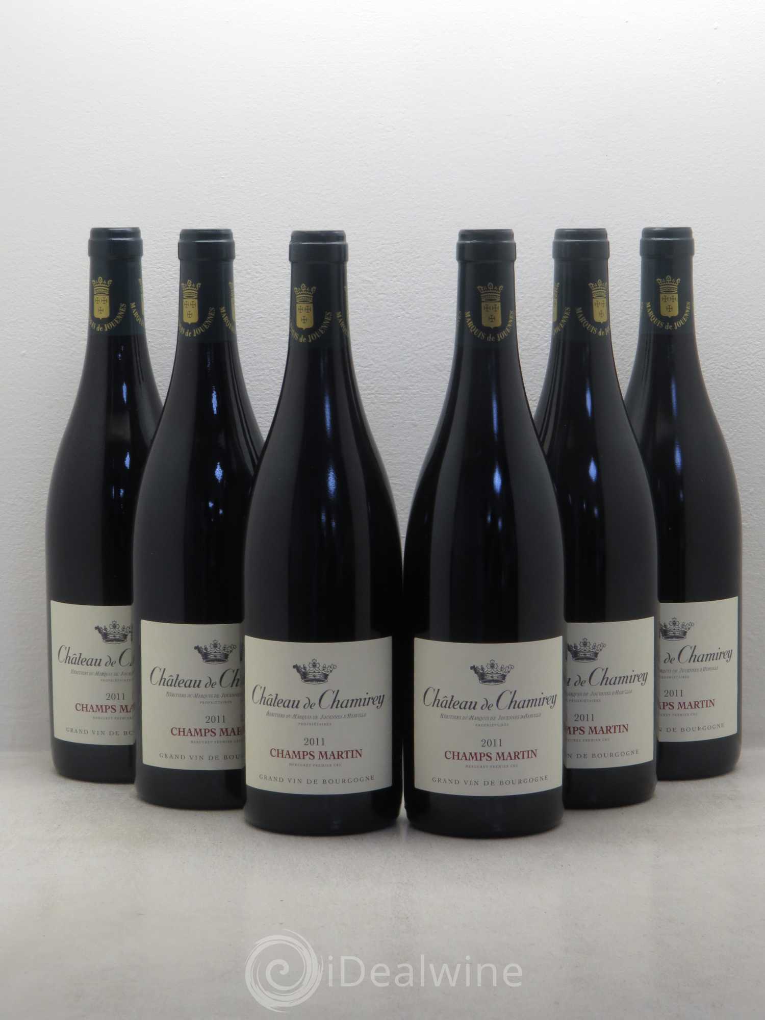 Mercurey 1er Cru Champs Martin Château de Chamirey 2011 - Lot de 6 bouteilles - 0