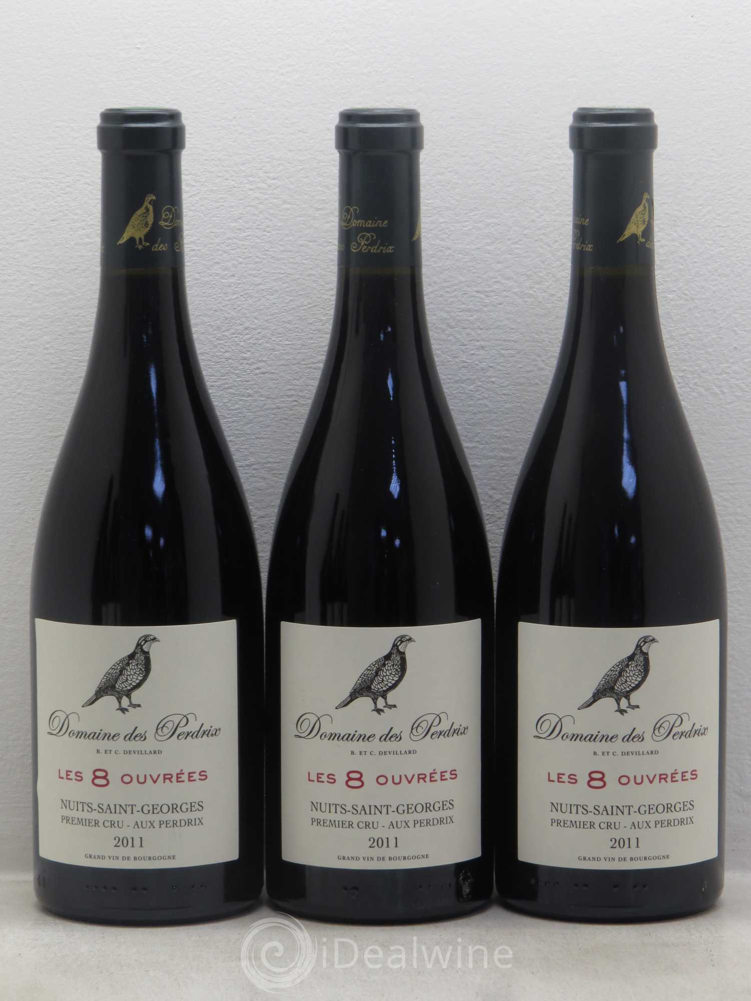 Nuits-Saint-Georges 1er Cru Les 8 Ouvrées - Domaine de Perdrix 2011 - Posten von 6 Flaschen - 1