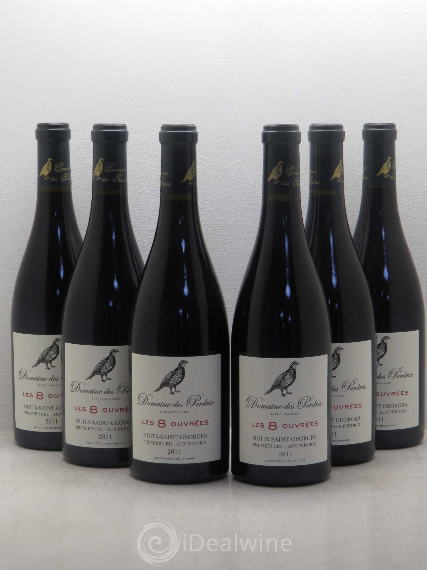 Nuits-Saint-Georges 1er Cru Les 8 Ouvrées - Domaine de Perdrix 2011 - Posten von 6 Flaschen - 0