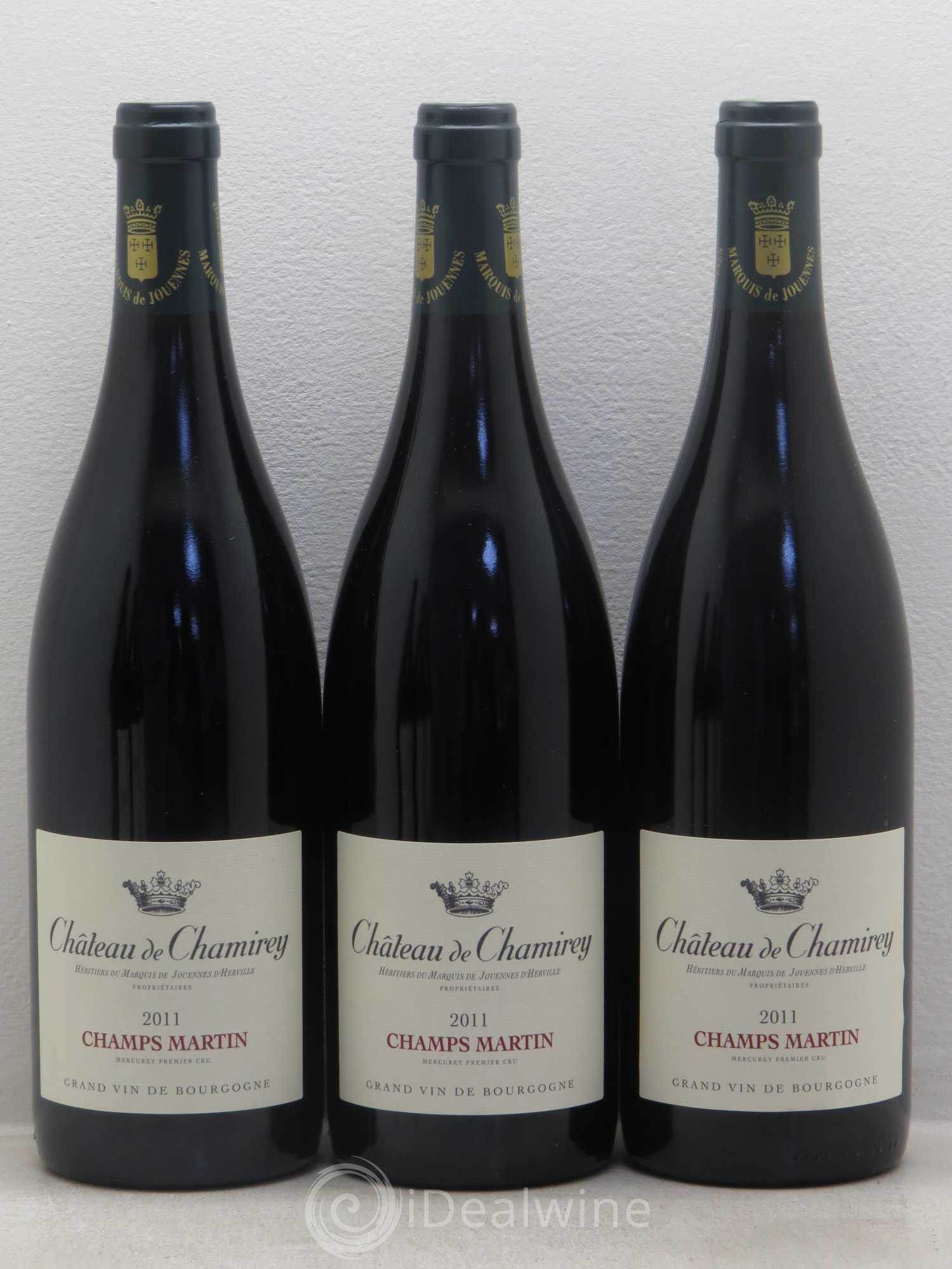 Mercurey 1er Cru Champs Martin Château de Chamirey 2011 - Lot de 6 bouteilles - 1