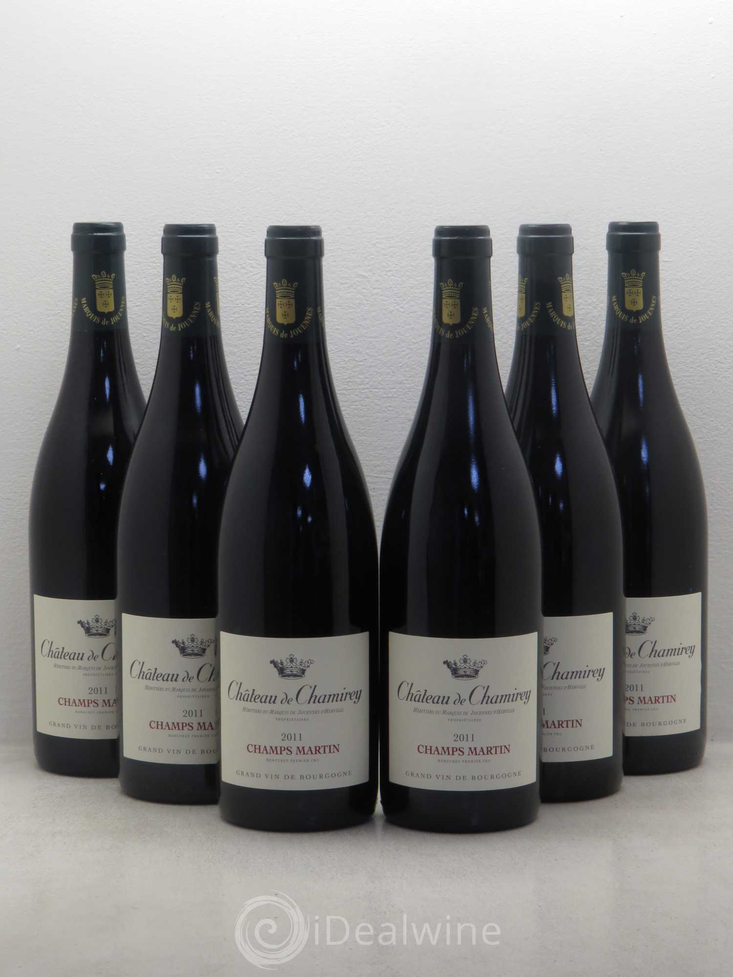 Mercurey 1er Cru Champs Martin Château de Chamirey 2011 - Lot de 6 bouteilles - 0