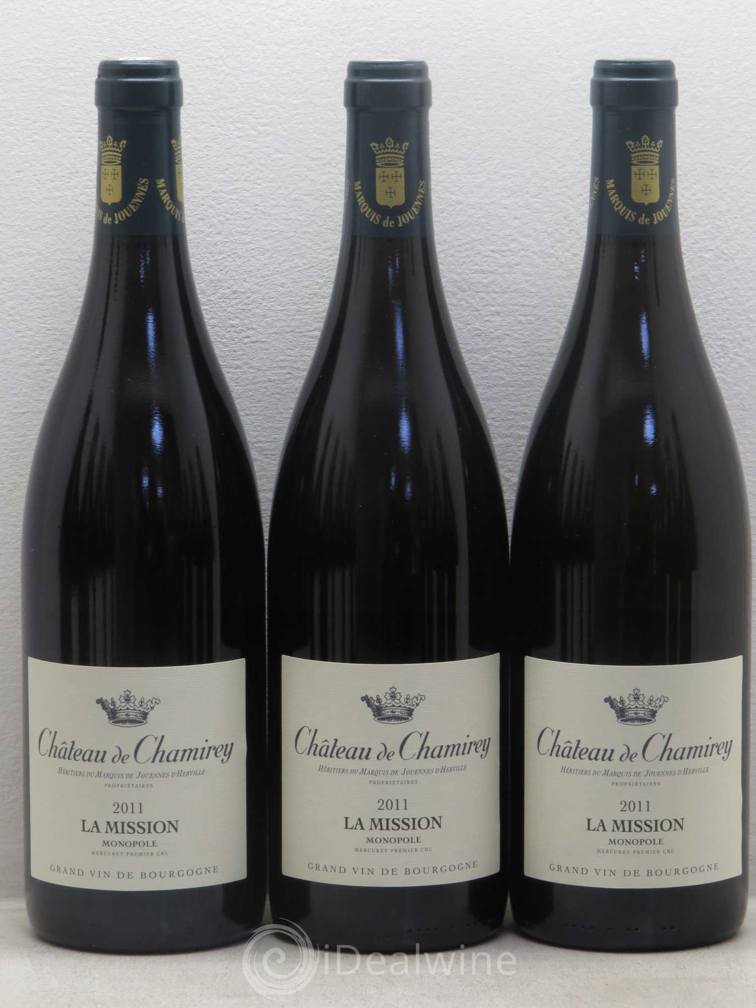 Mercurey 1er Cru La Mission - Monopole - Château de Chamirey 2011 - Posten von 12 Flaschen - 1