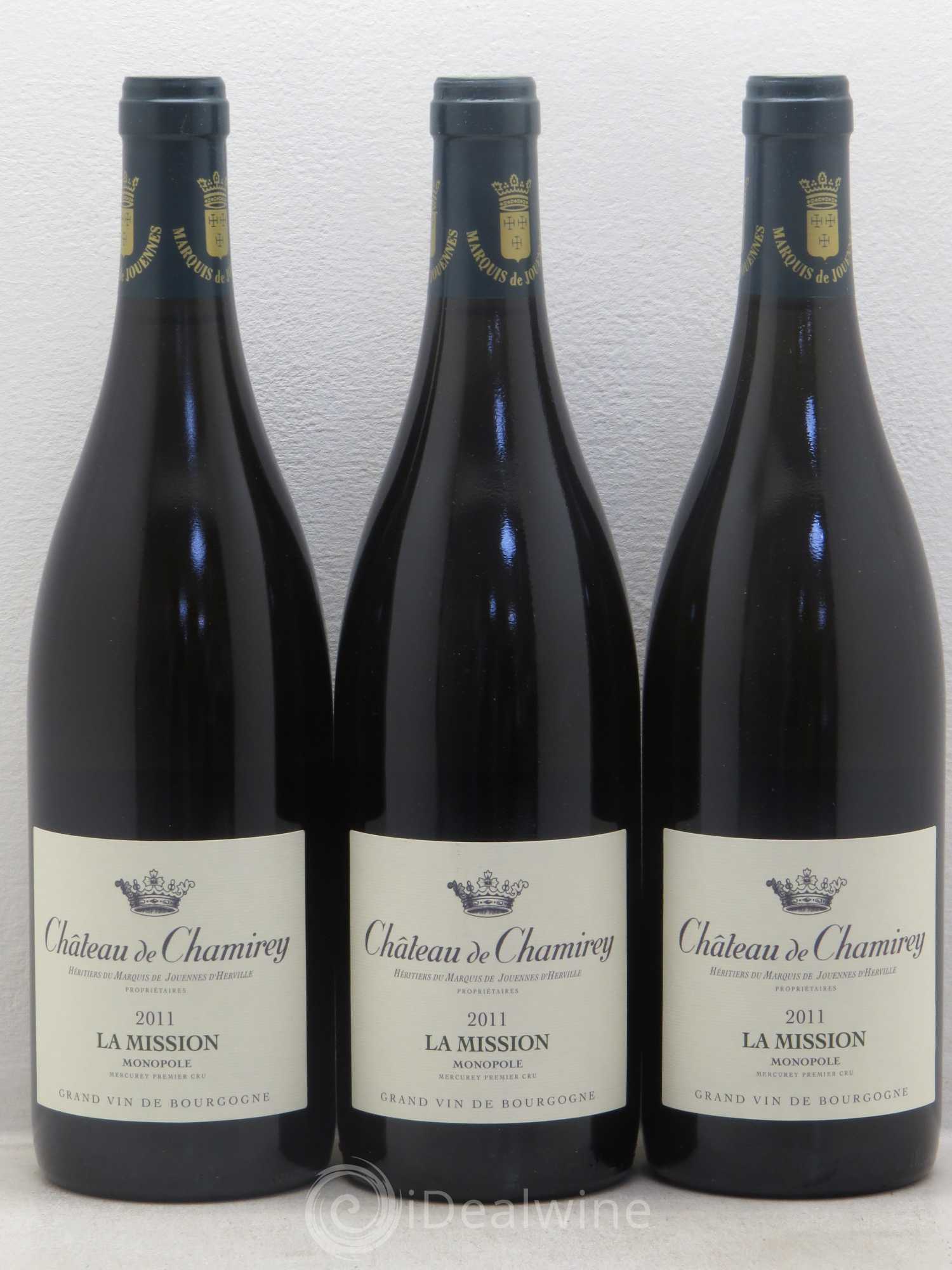 Mercurey 1er Cru La Mission - Monopole - Château de Chamirey 2011 - Posten von 12 Flaschen - 4