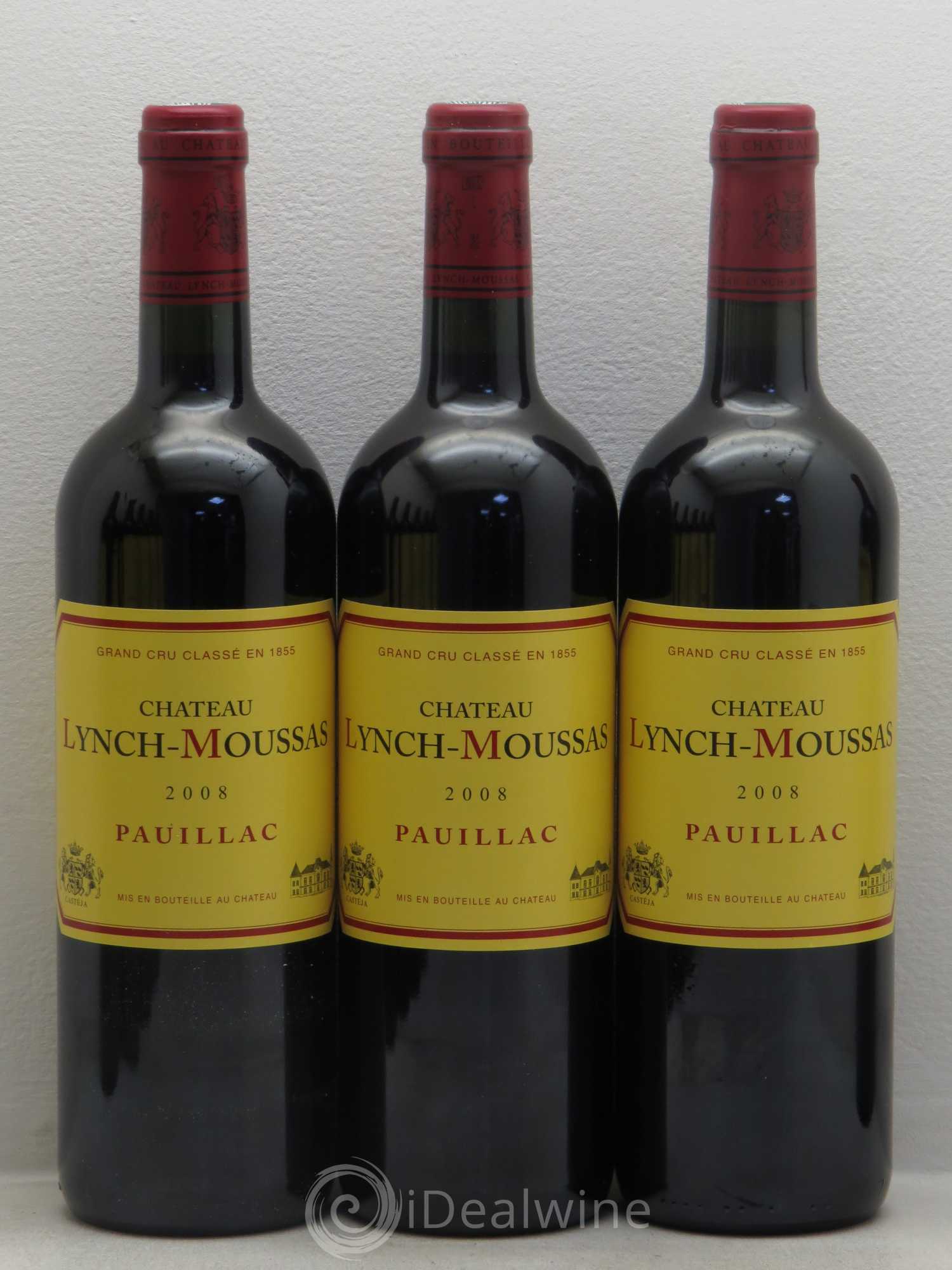 Château Lynch Moussas 5ème Grand Cru Classé 2008 - Lot de 12 bouteilles - 2