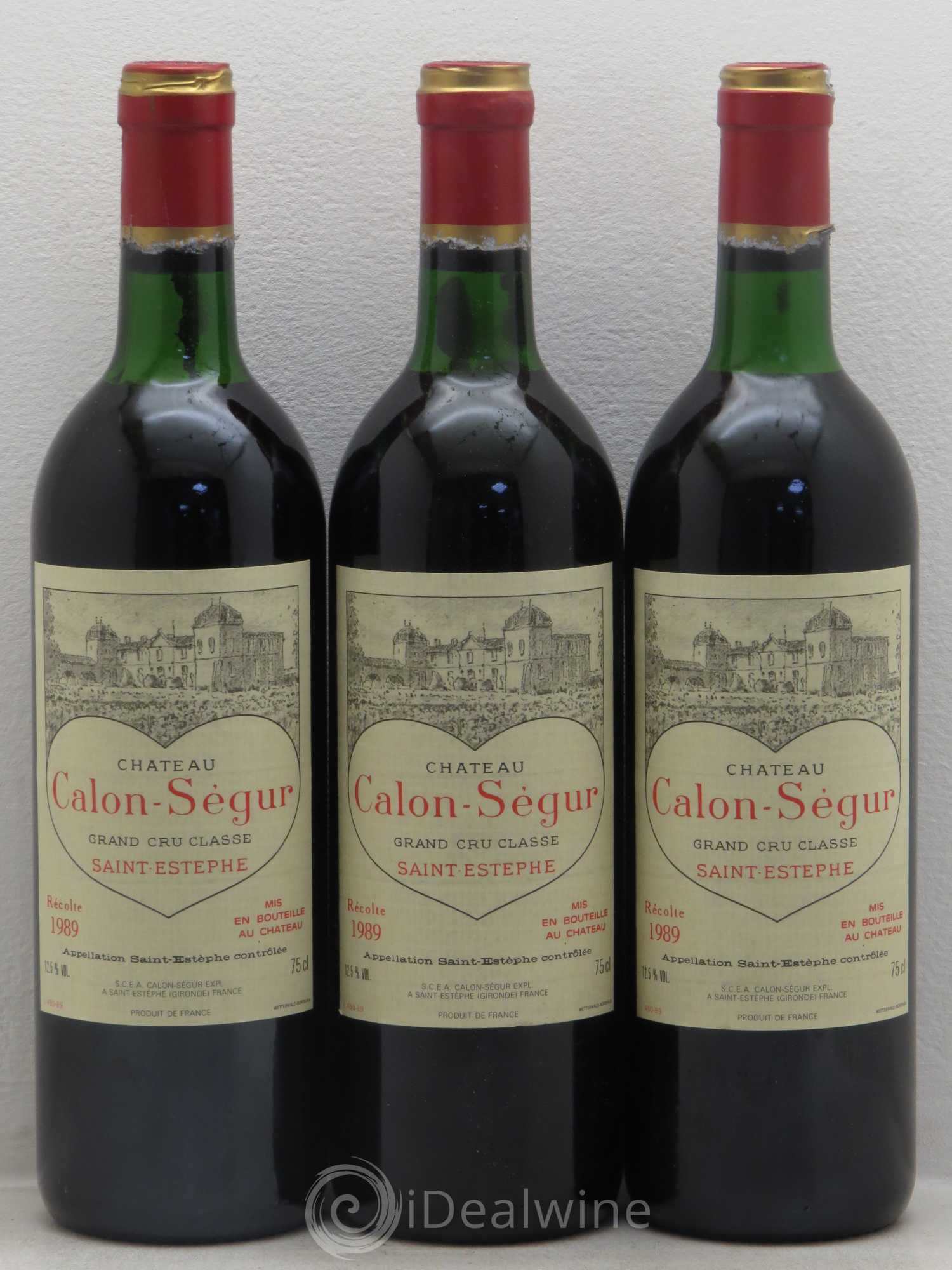 Château Calon Ségur 3ème Grand Cru Classé 1989 - Lot de 12 bouteilles - 4
