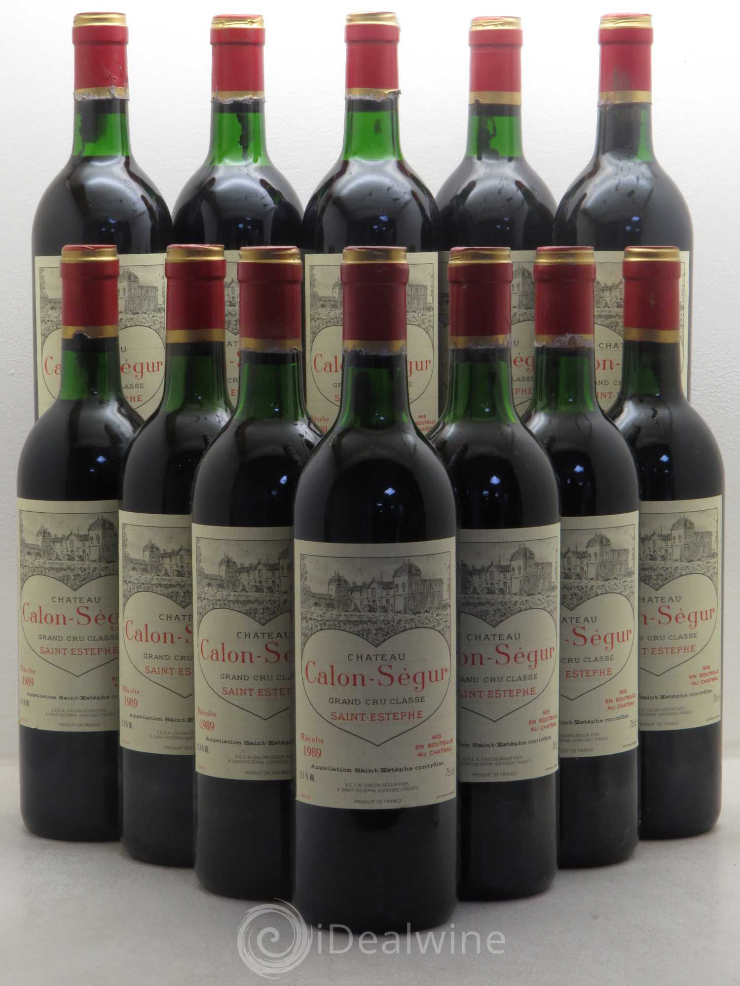 Château Calon Ségur 3ème Grand Cru Classé 1989 - Lot de 12 bouteilles - 0