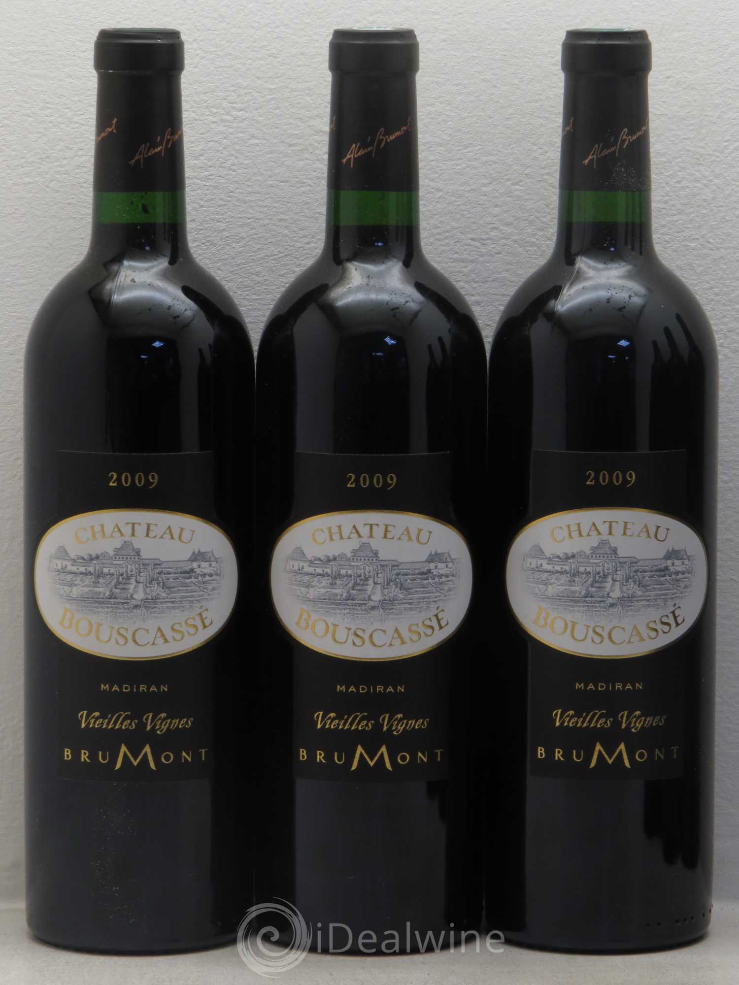 Madiran Vieilles Vignes Château Bouscassé - Alain Brumont 2009 - Lot de 6 bouteilles - 1
