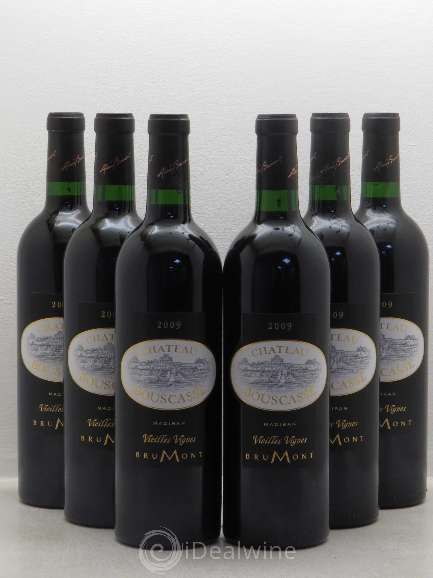 Madiran Vieilles Vignes Château Bouscassé - Alain Brumont 2009 - Lot de 6 bouteilles - 0