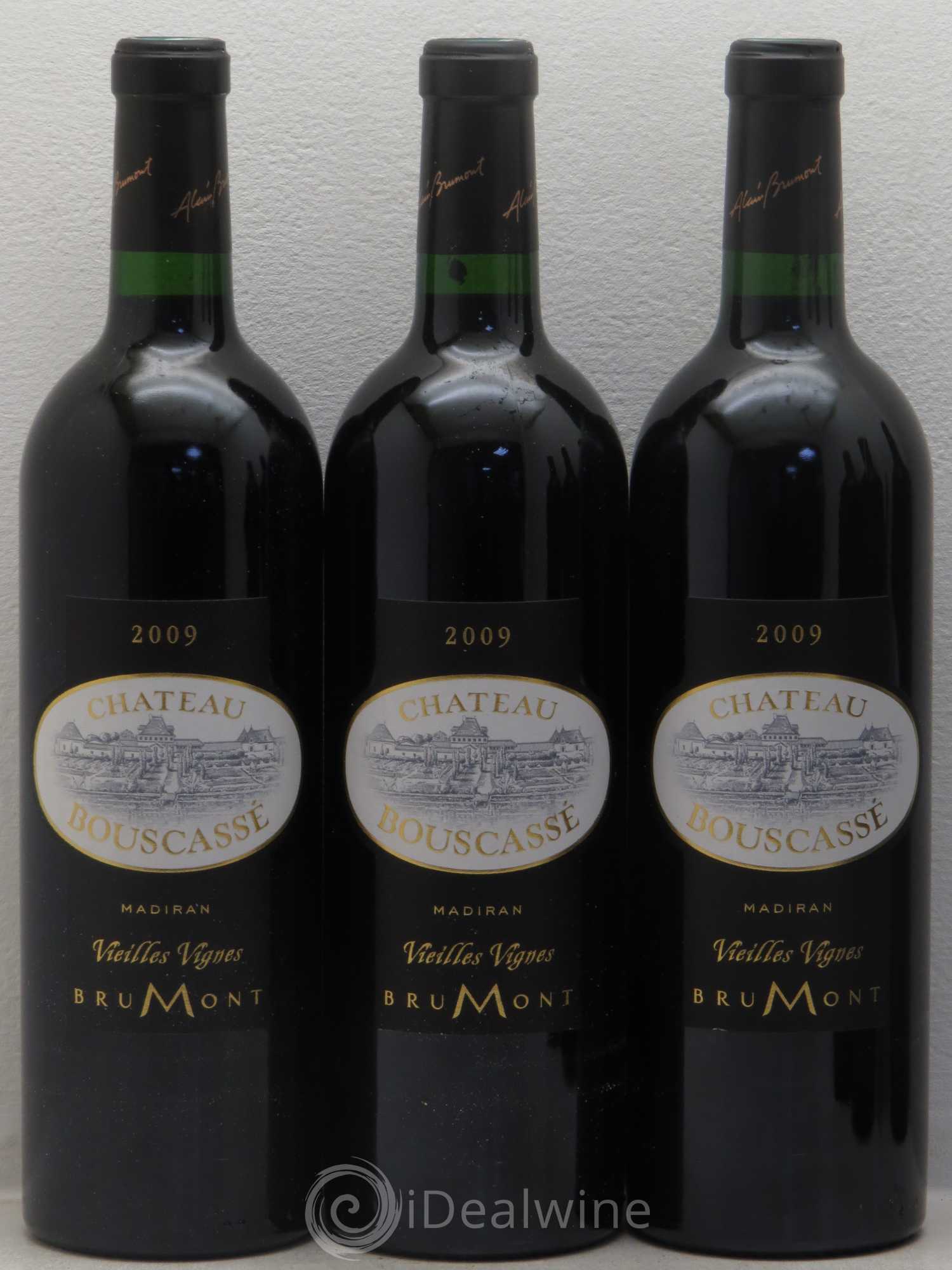 Madiran Vieilles Vignes Château Bouscassé - Alain Brumont 2009 - Lot de 6 bouteilles - 1
