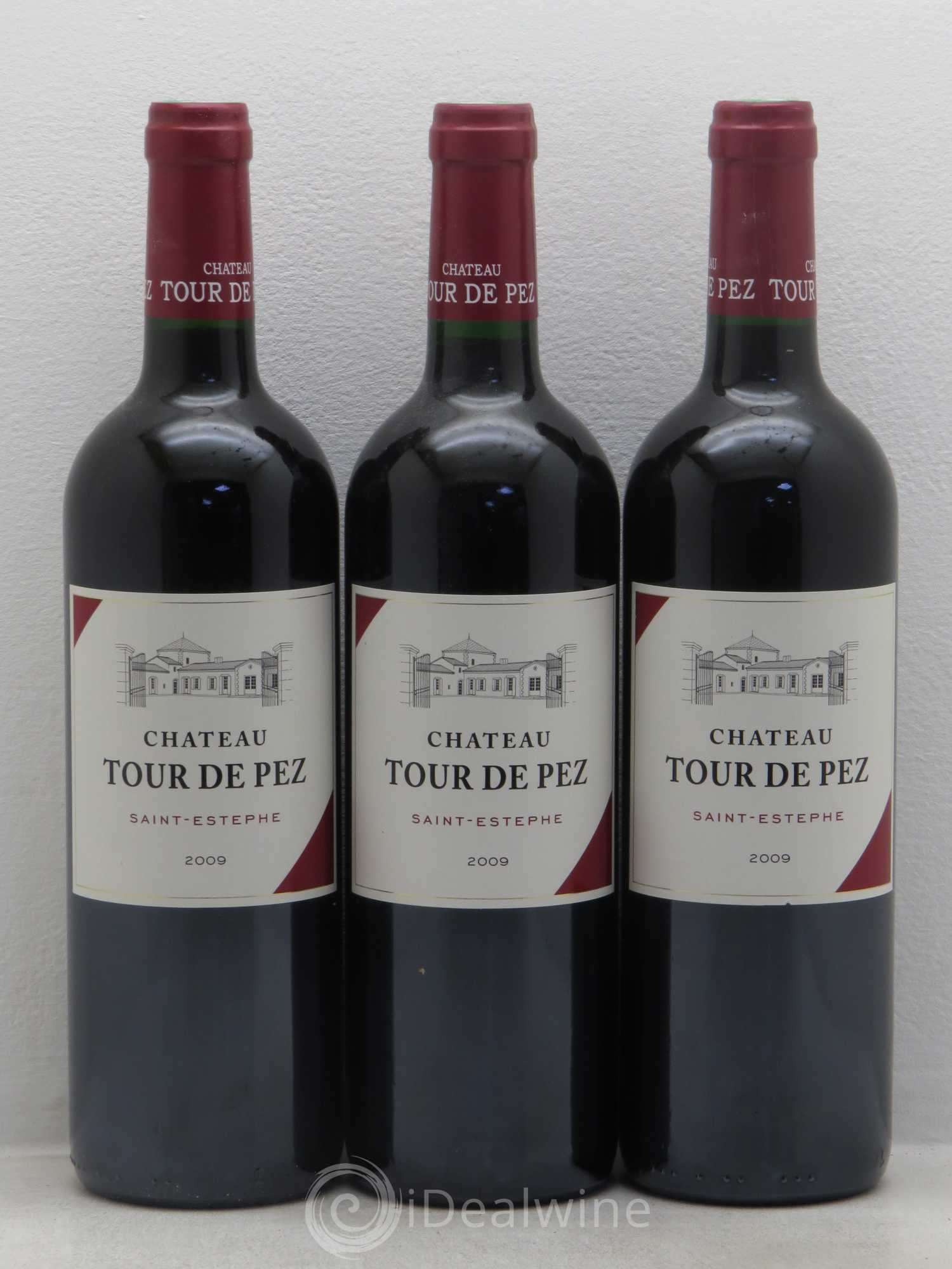 Château Tour de Pez Cru Bourgeois 2009 - Lot de 3 bouteilles - 0