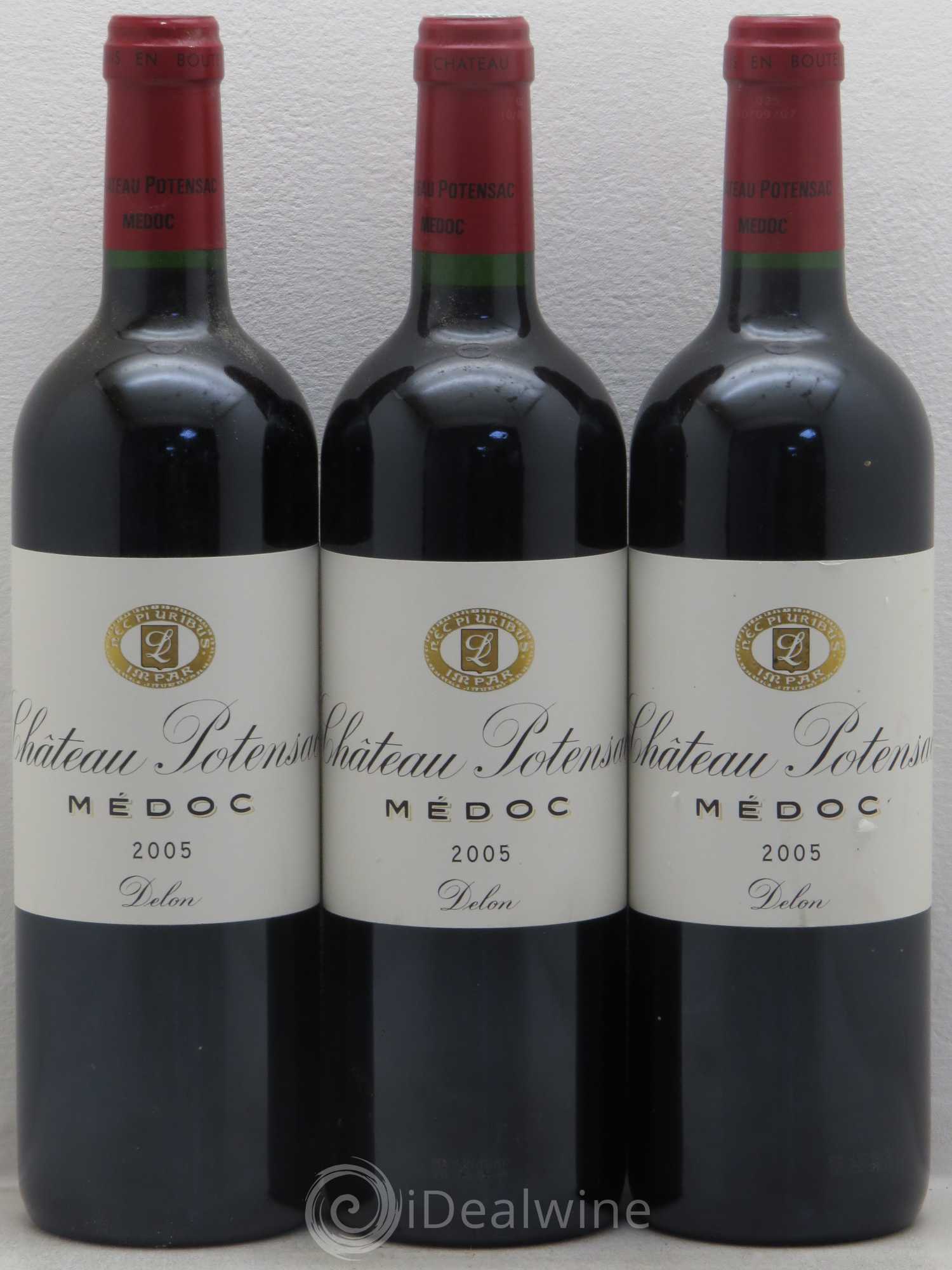 Château Potensac 2005 - Lot de 3 bouteilles - 0