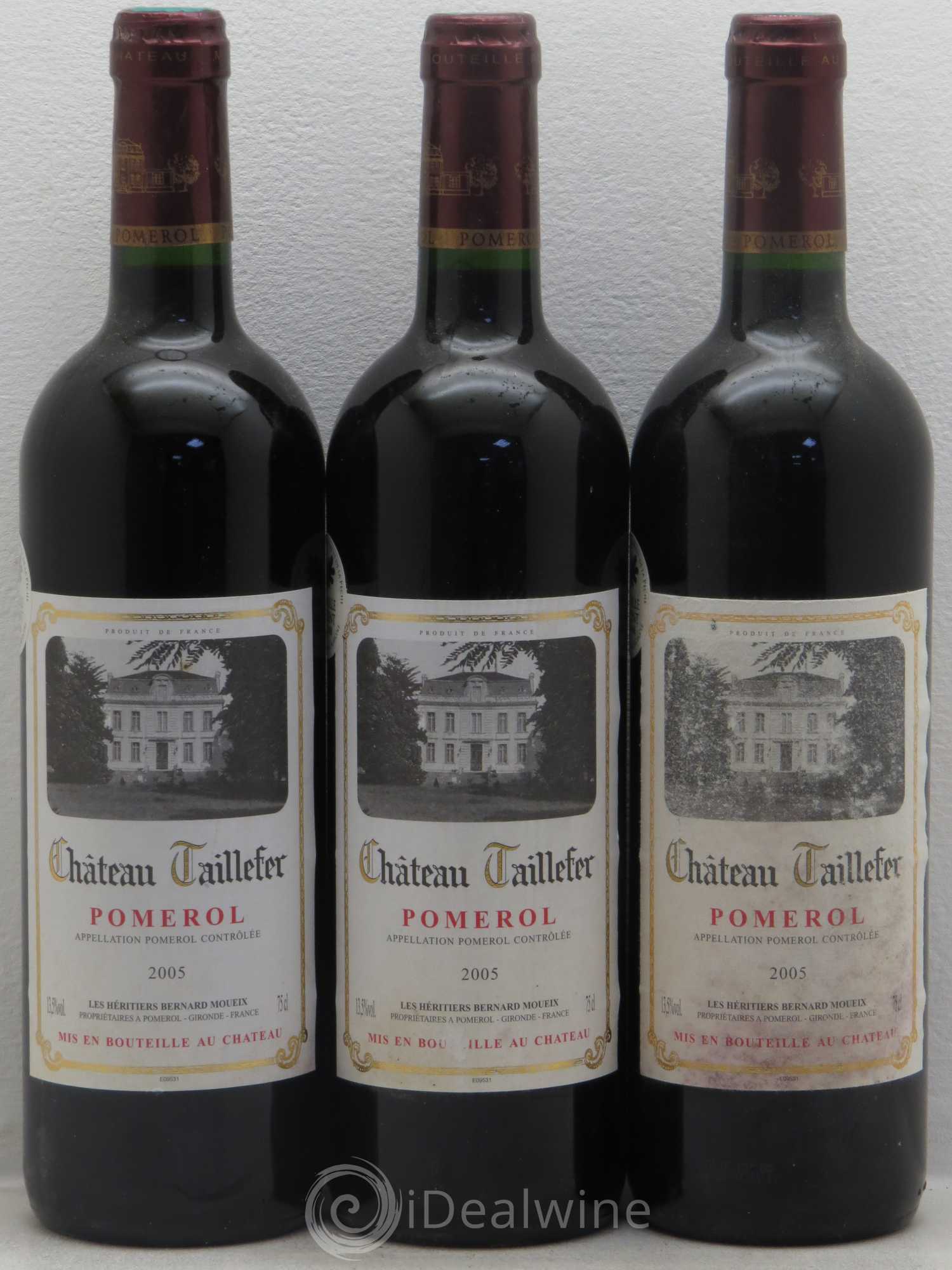 Château Taillefer 2005 - Lot de 3 bouteilles - 0