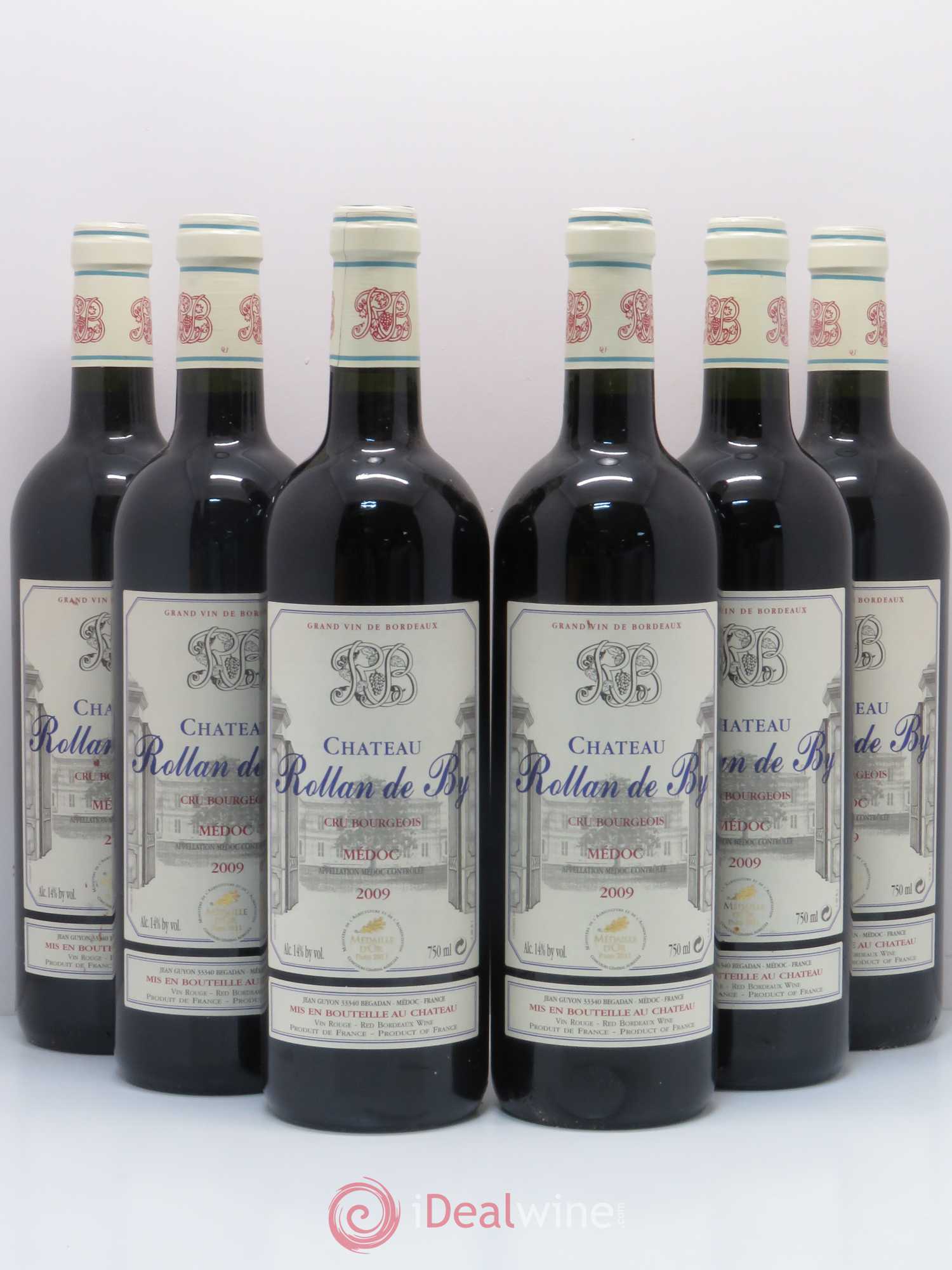 Château Rollan de By Cru Bourgeois 2009 - Lot de 6 bouteilles - 0