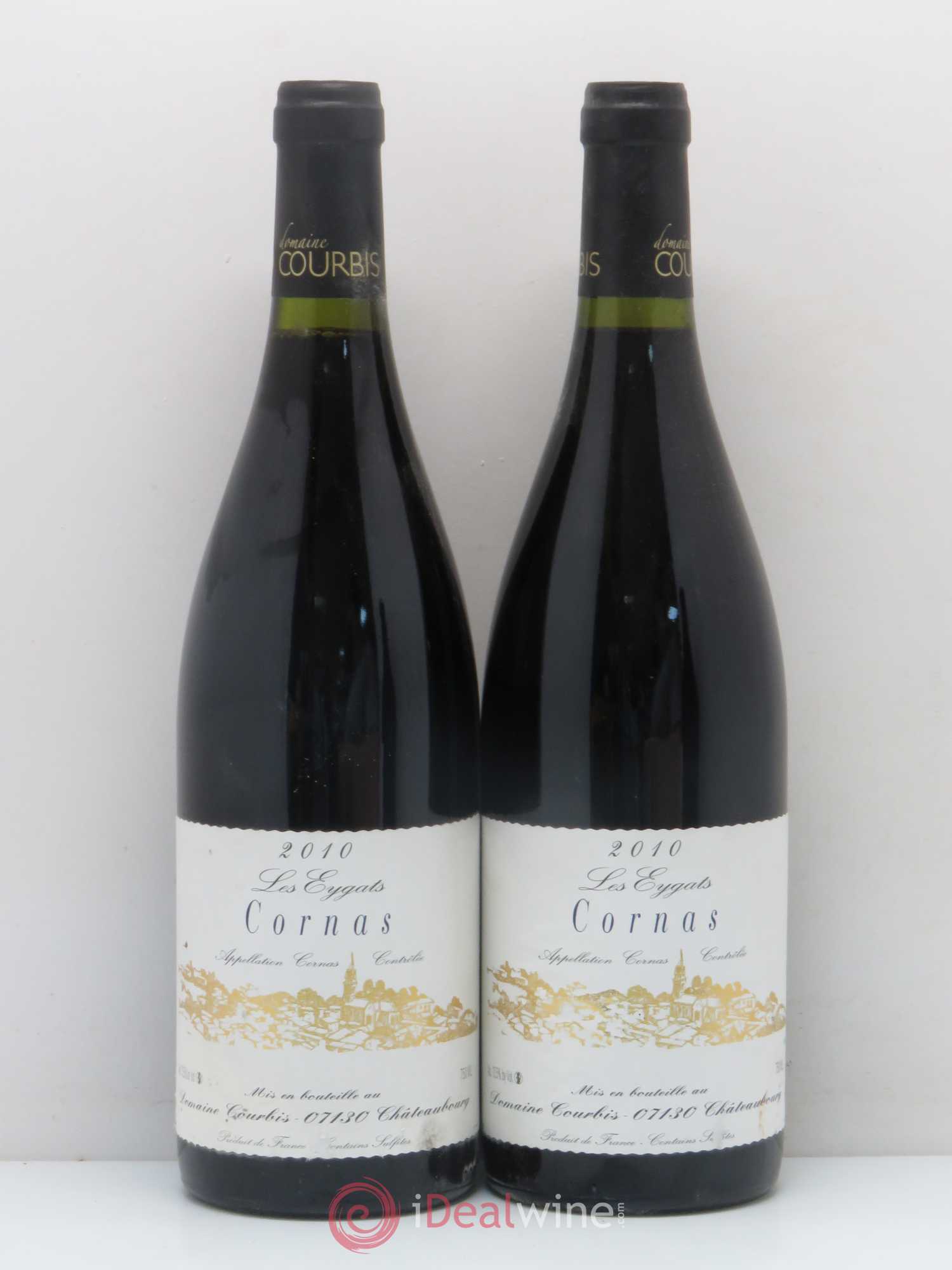 Cornas Les Eygats Courbis 2010 - Lot de 2 bouteilles - 0