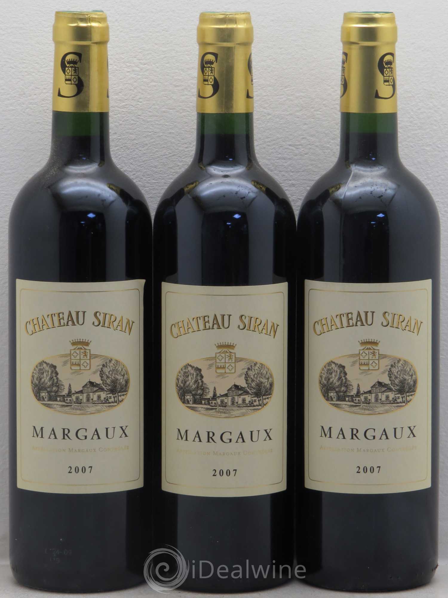 Château Siran 2007 - Lot de 3 bouteilles - 0