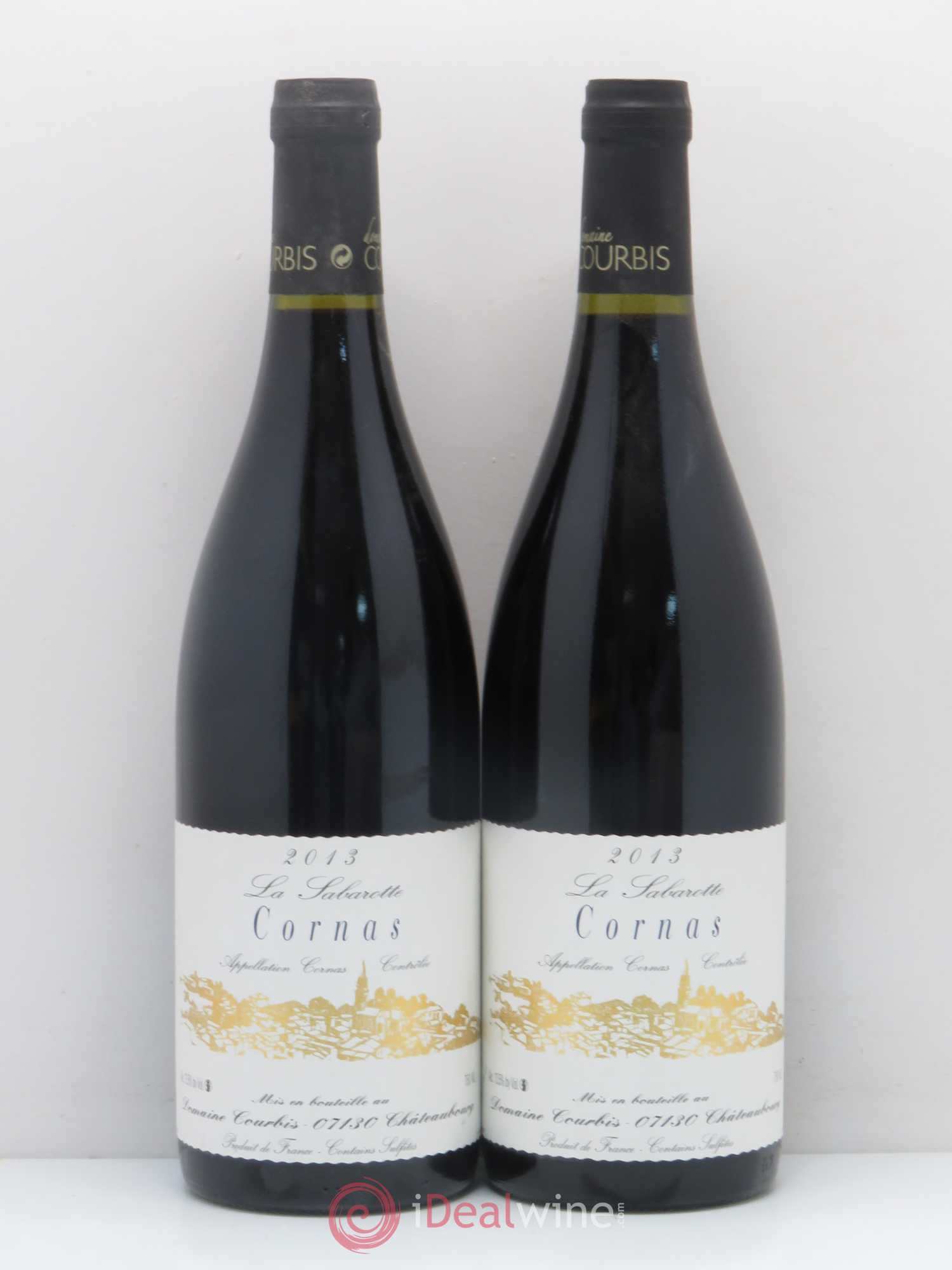 Cornas La Sabarotte Courbis 2013 - Lot de 2 bouteilles - 0