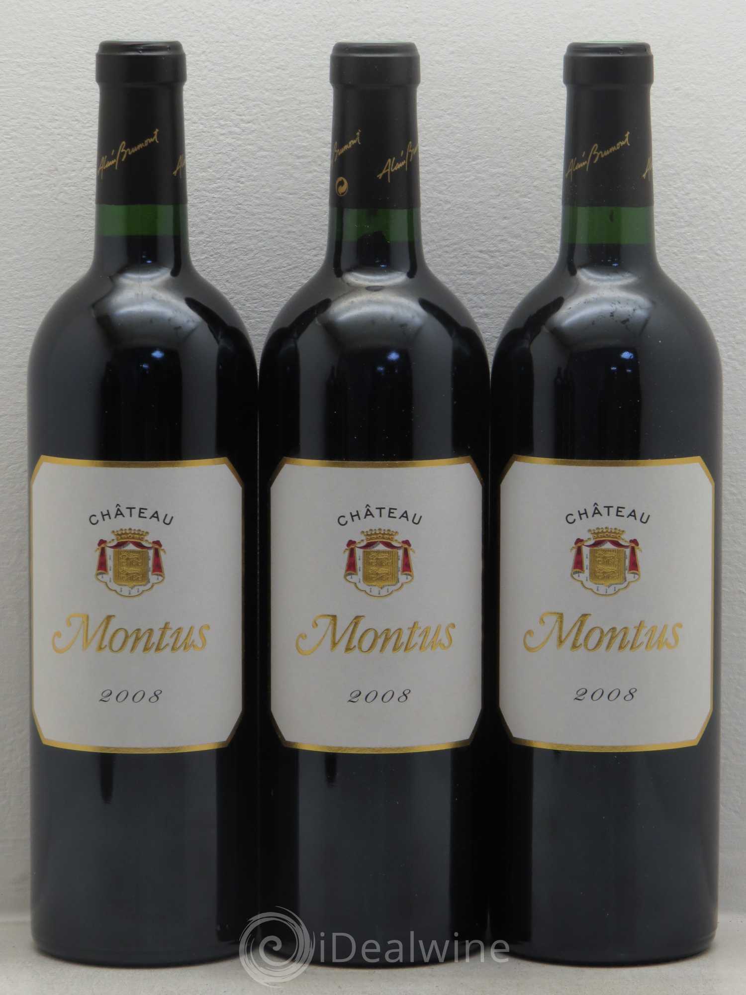 Madiran Château Montus Alain Brumont (sans prix de réserve) 2008 - Lot de 6 bouteilles - 2
