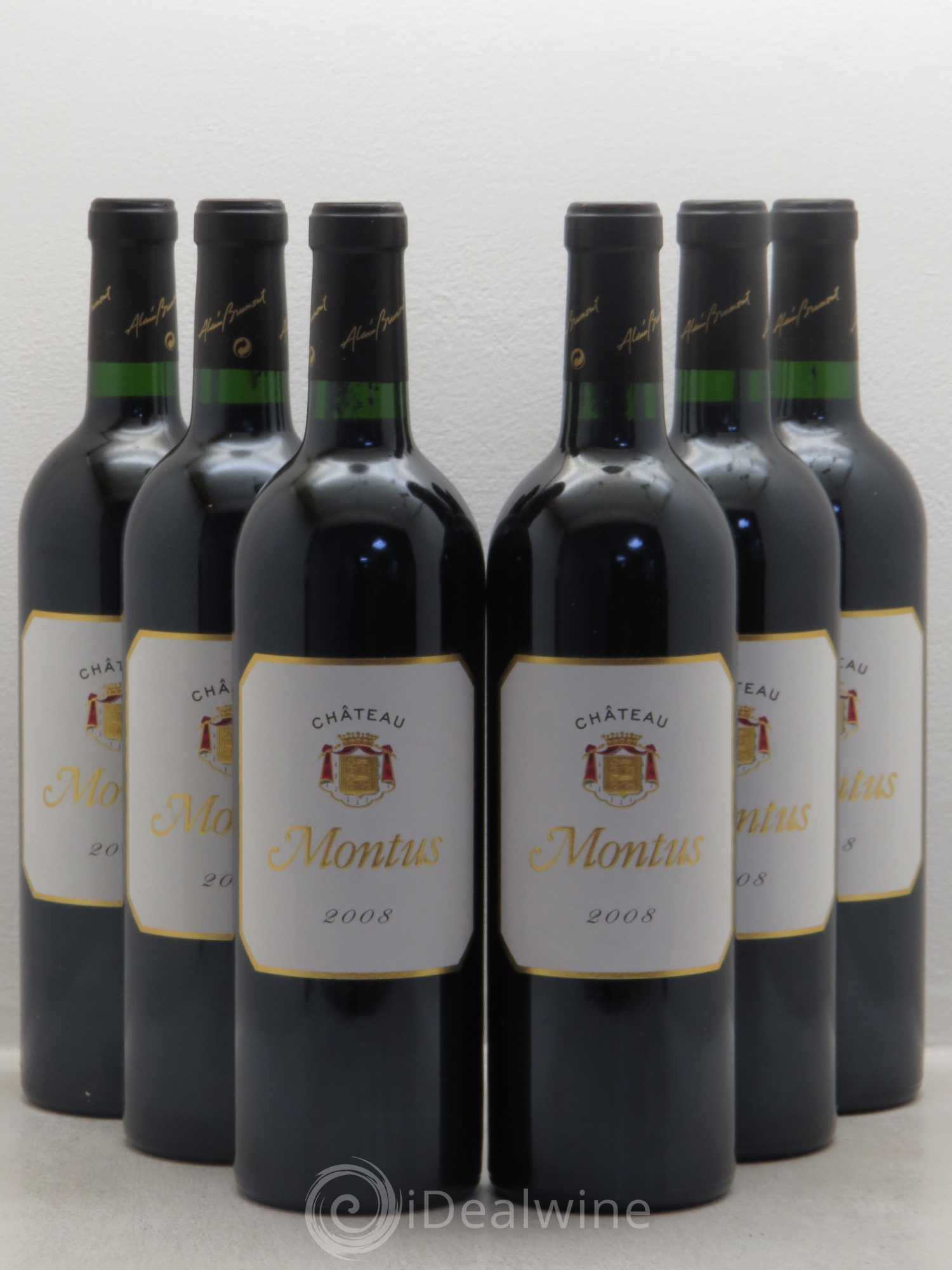 Madiran Château Montus Alain Brumont (sans prix de réserve) 2008 - Lot de 6 bouteilles - 0