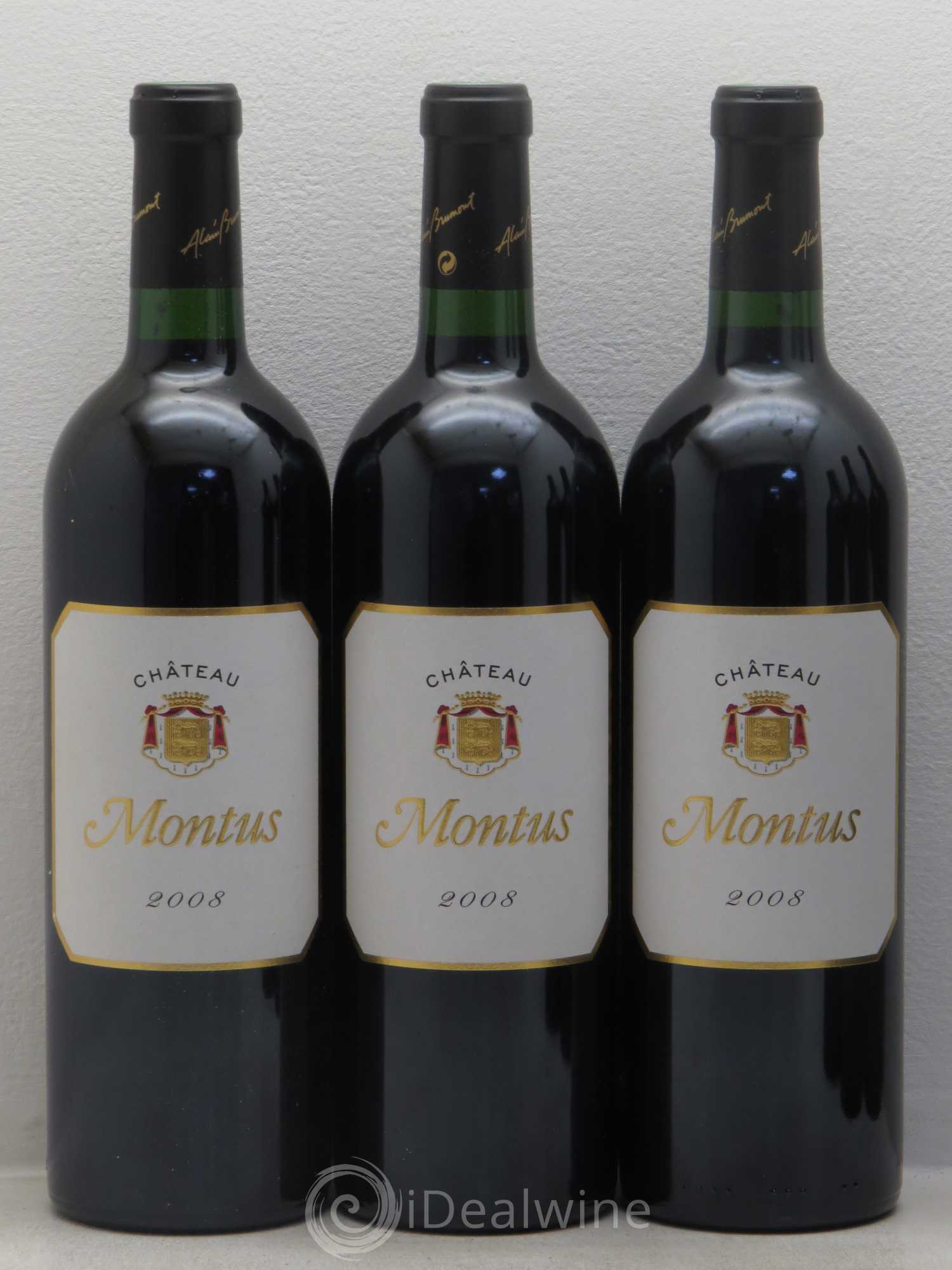 Madiran Château Montus Alain Brumont 2008 - Lot de 6 bouteilles - 1