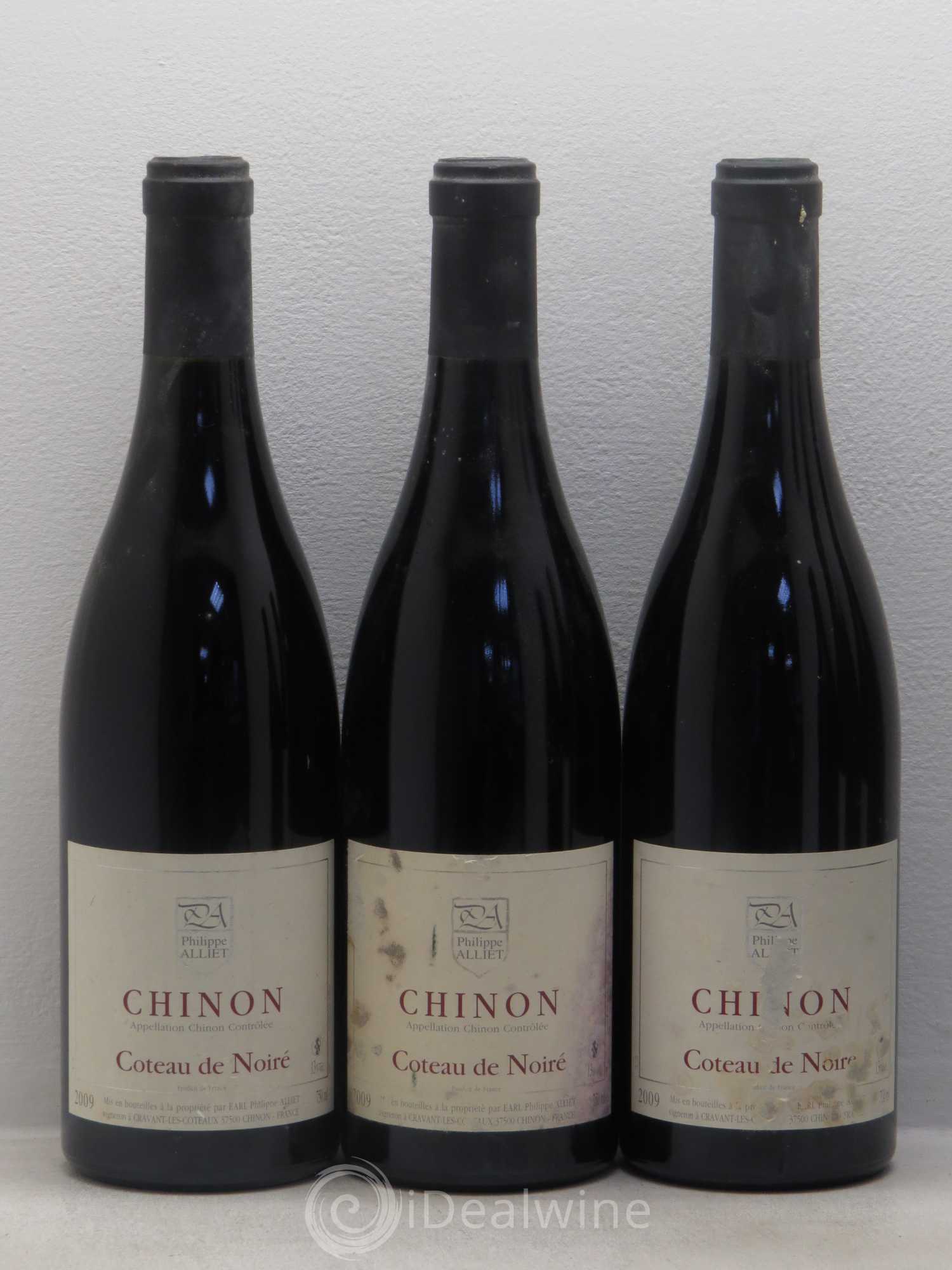 Chinon Coteau de Noiré Philippe Alliet 2009 - Lot de 6 bouteilles - 1