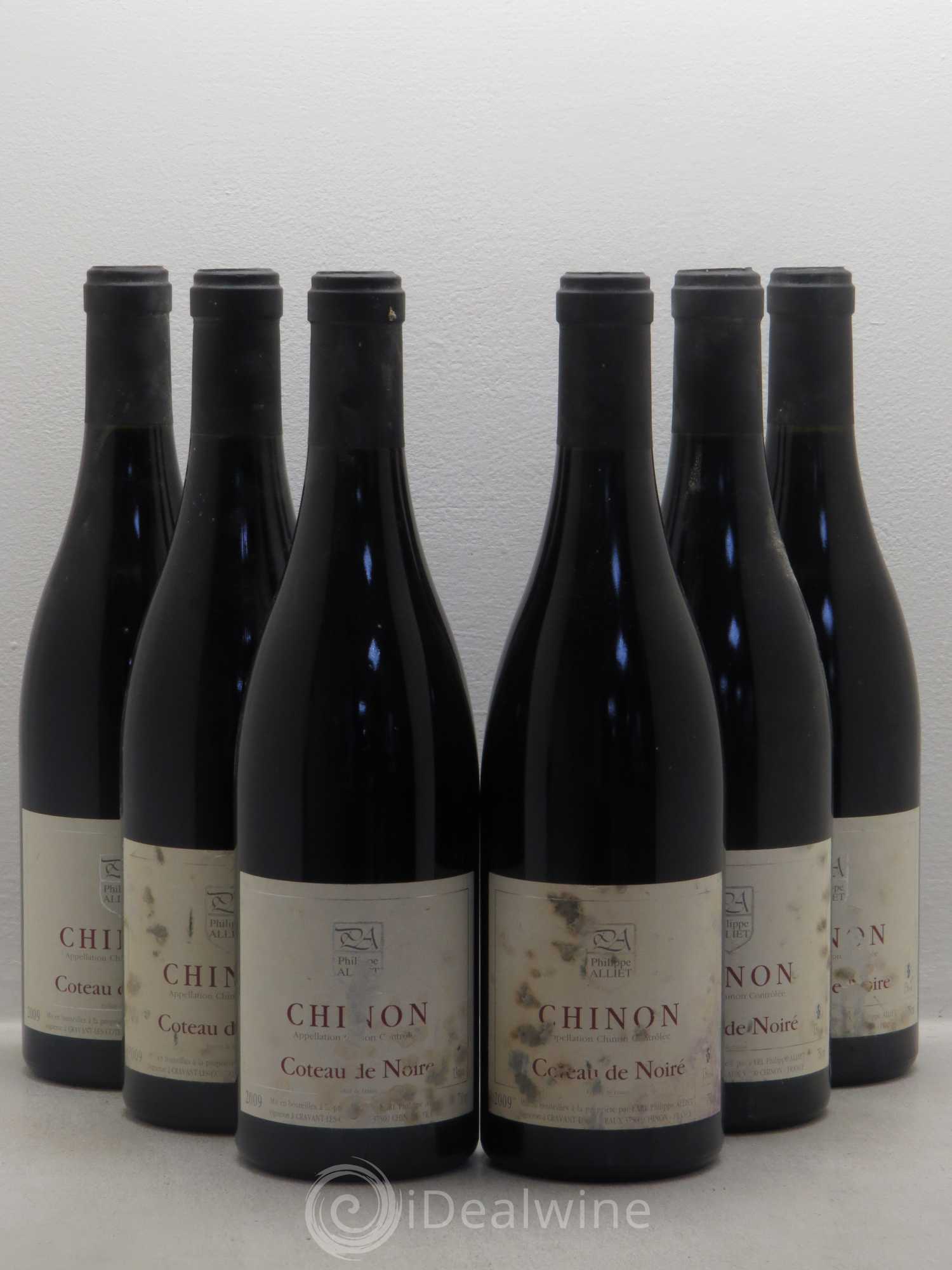 Chinon Coteau de Noiré Philippe Alliet 2009 - Lot de 6 bouteilles - 0