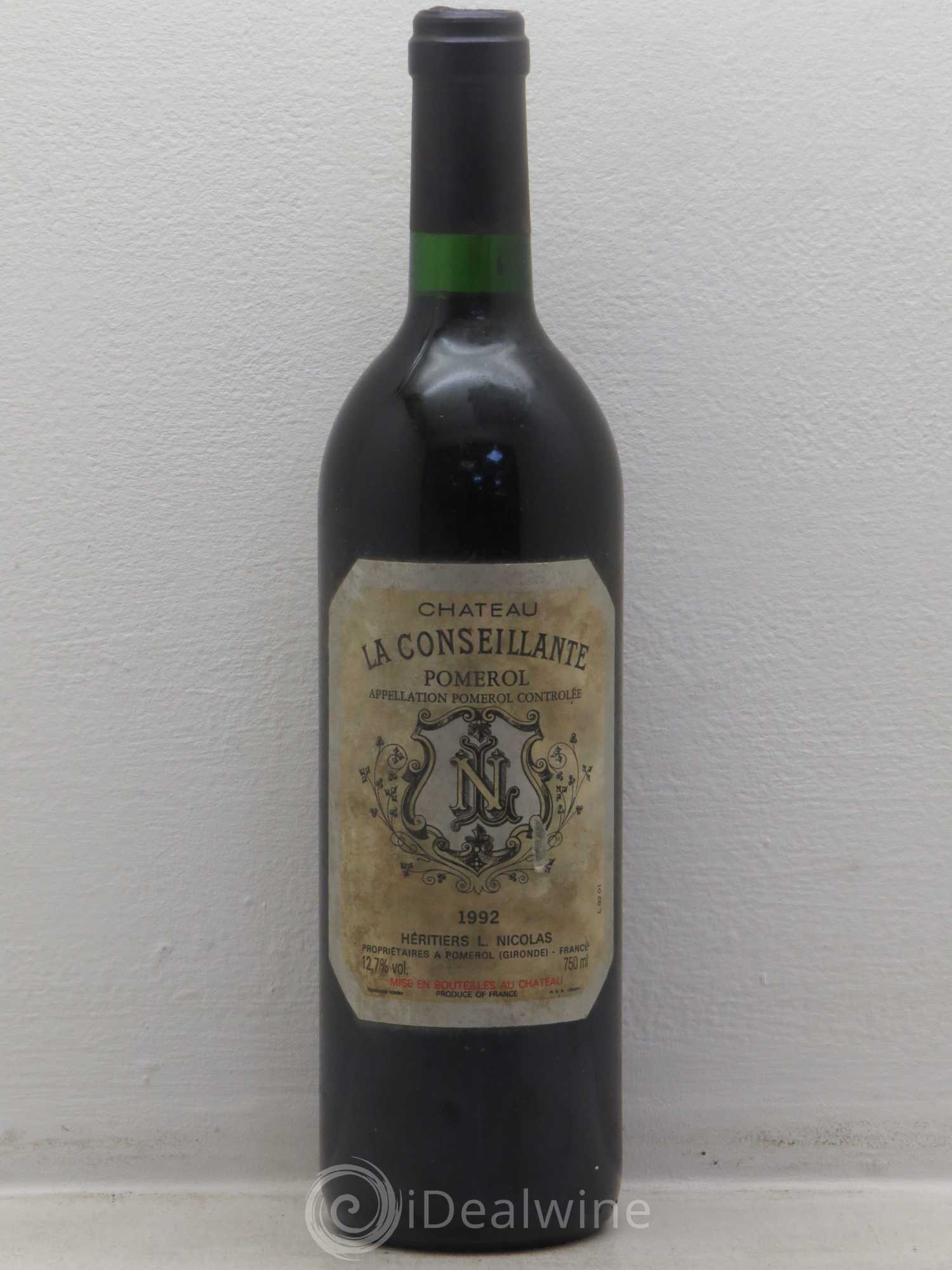 Château la Conseillante 1992 - Lot de 1 bouteille - 0