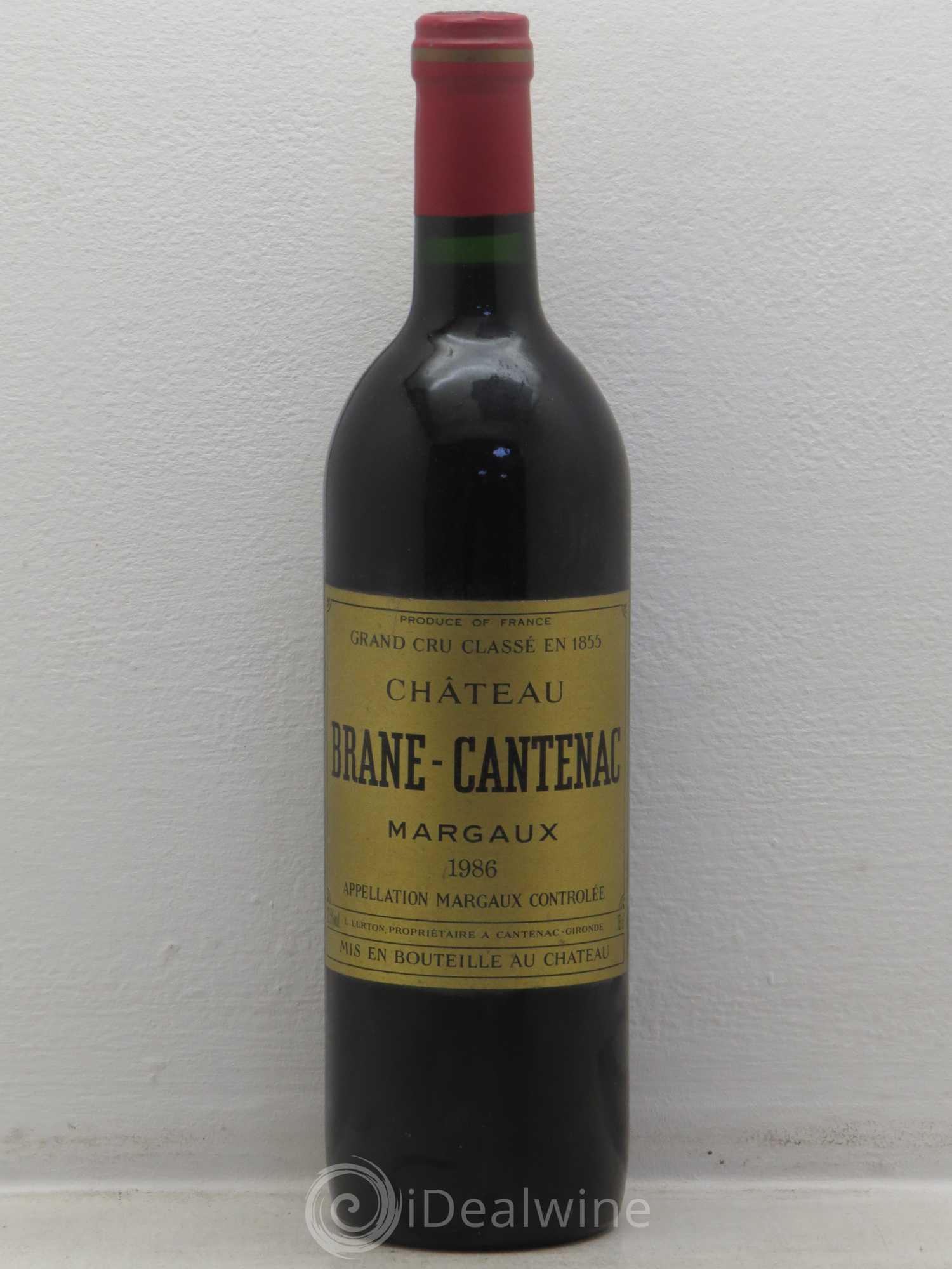 Château Brane Cantenac 2ème Grand Cru Classé 1986 - Lot de 1 bouteille - 0