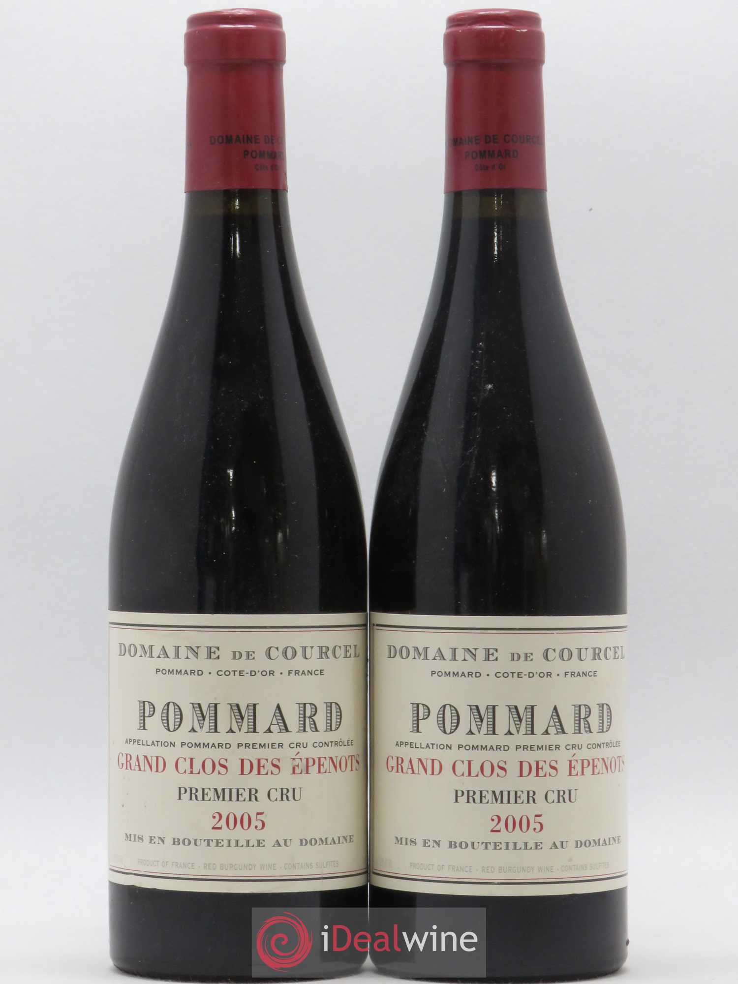 Pommard 1er Cru Grand Clos des Epenots de Courcel (Domaine) 2005 - Lot de 2 bouteilles - 0