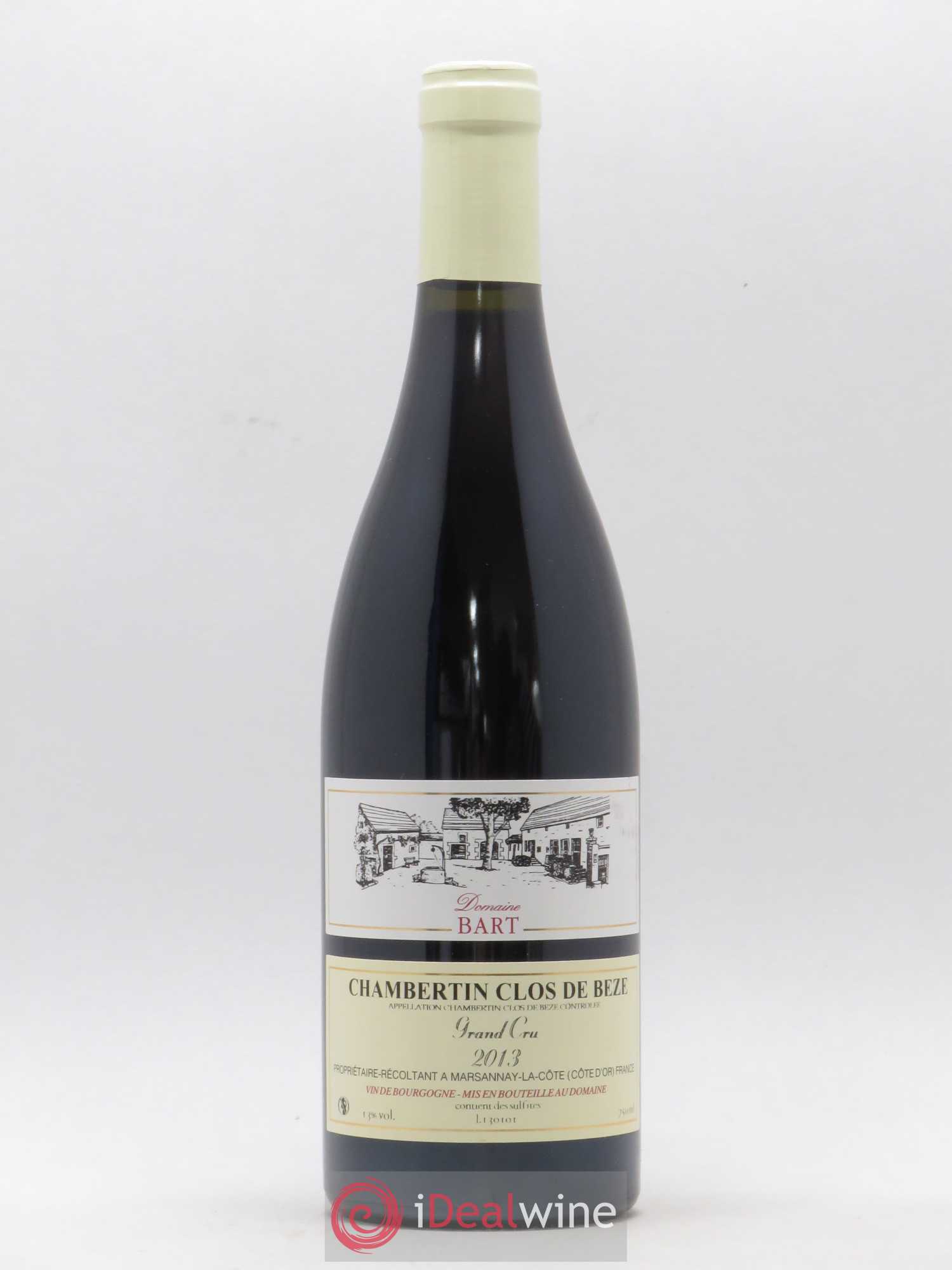 Chambertin Clos de Bèze Grand Cru Bart (Domaine) 2013 - Lot de 1 bouteille - 0