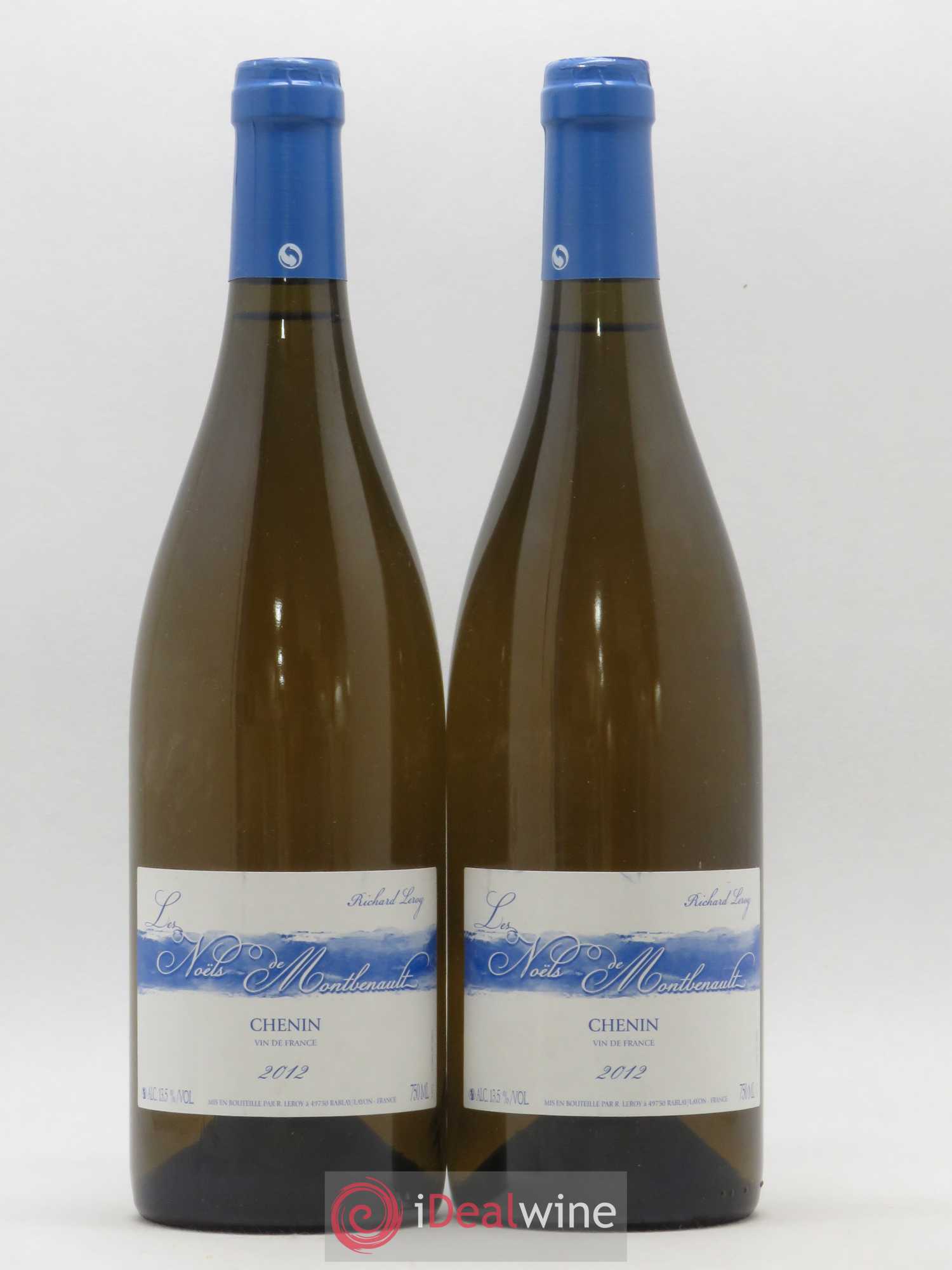 Vin de France Les Noëls de Montbenault Richard Leroy 2012 - Lot de 2 bouteilles - 0
