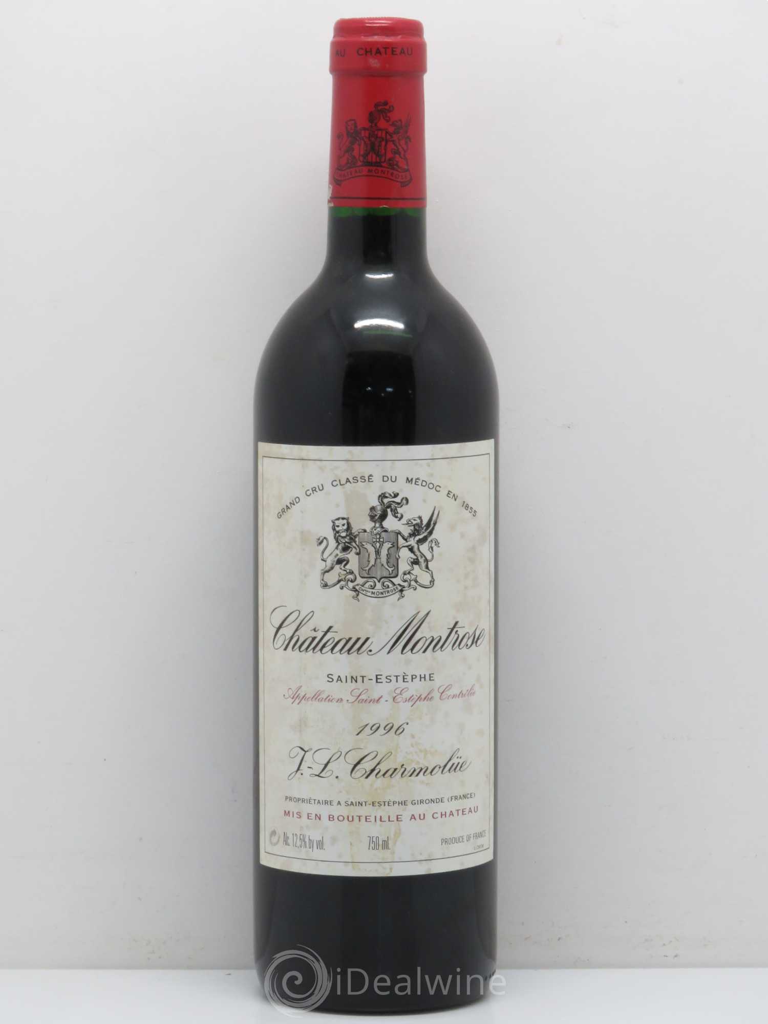 Château Montrose 2ème Grand Cru Classé 1996 - Lot de 1 bouteille - 0