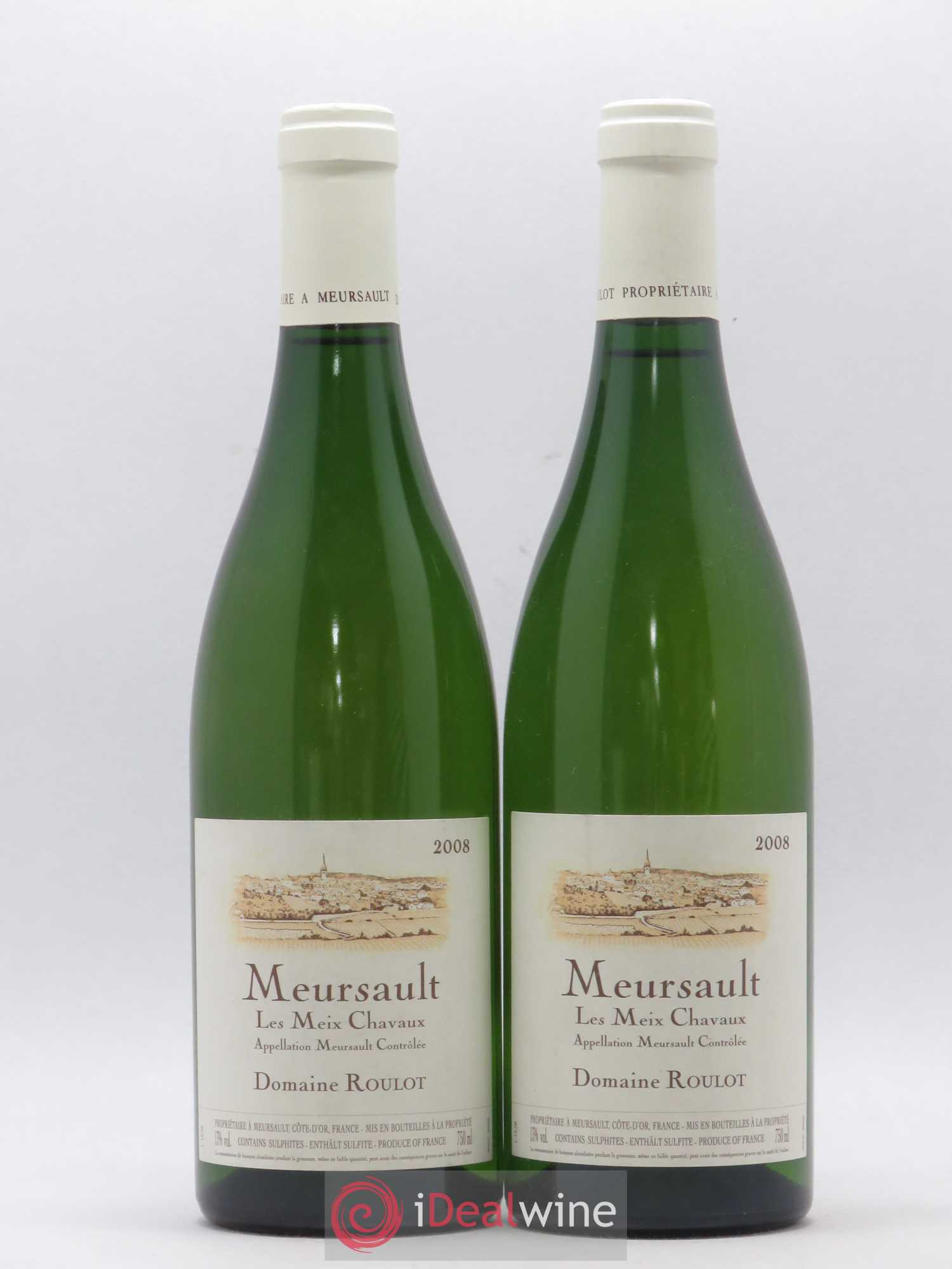 Meursault Meix Chavaux Roulot (Domaine) 2008 - Lot de 2 bouteilles - 0