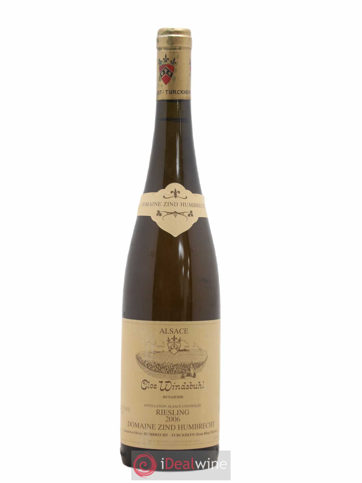 Alsace Riesling Clos Windsbuhl Zind-Humbrecht (Domaine) 2006 - Lot de 1 bouteille - 0
