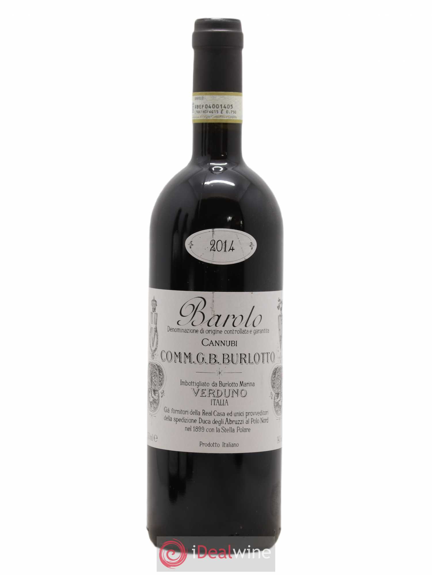 Barolo DOCG Cannubi Comm. Giovan Battista Burlotto 2014 - Lot de 1 bouteille - 0