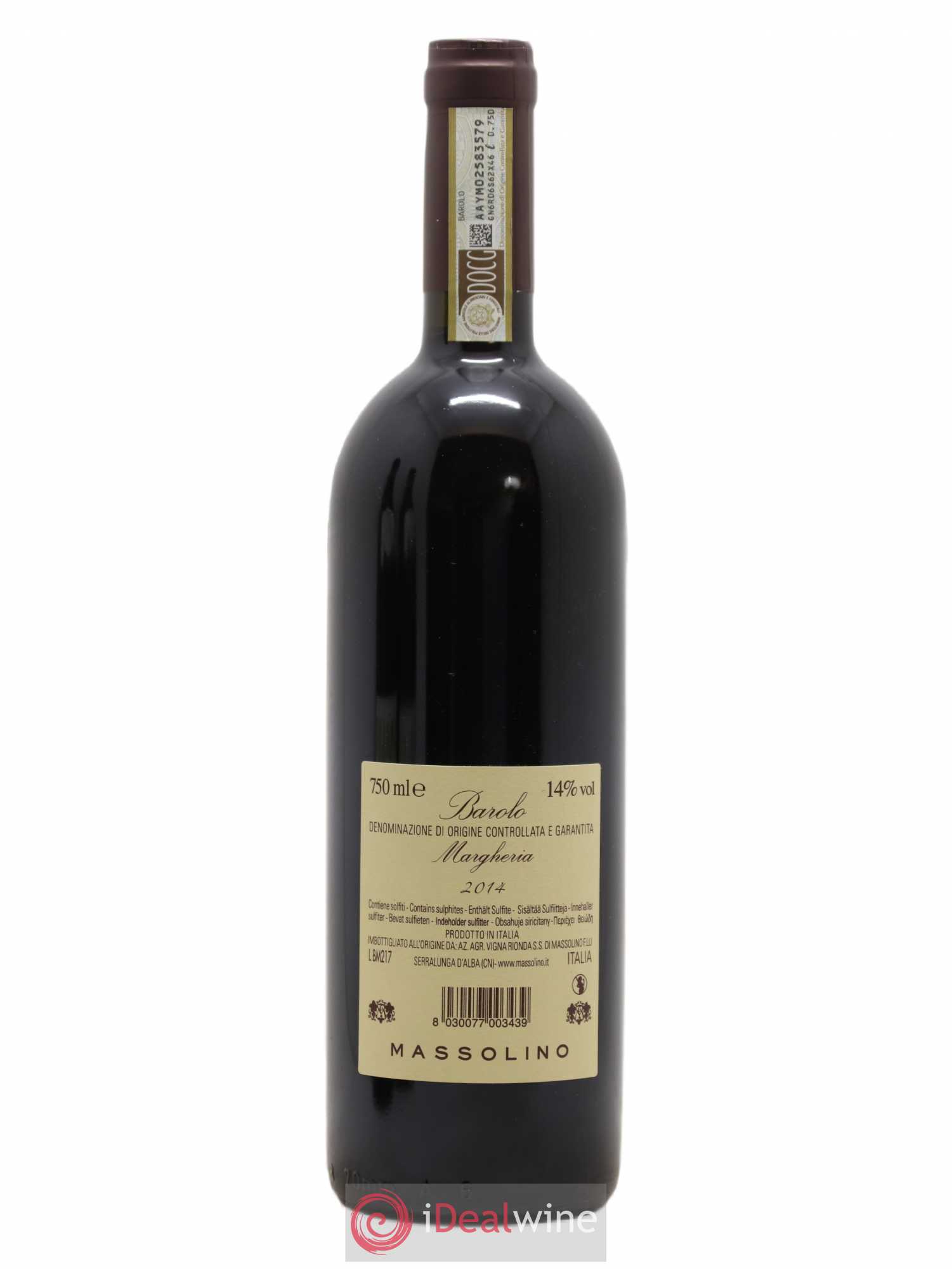 Barolo DOCG Massolino Margheria 2014 - Lot de 1 bouteille - 1