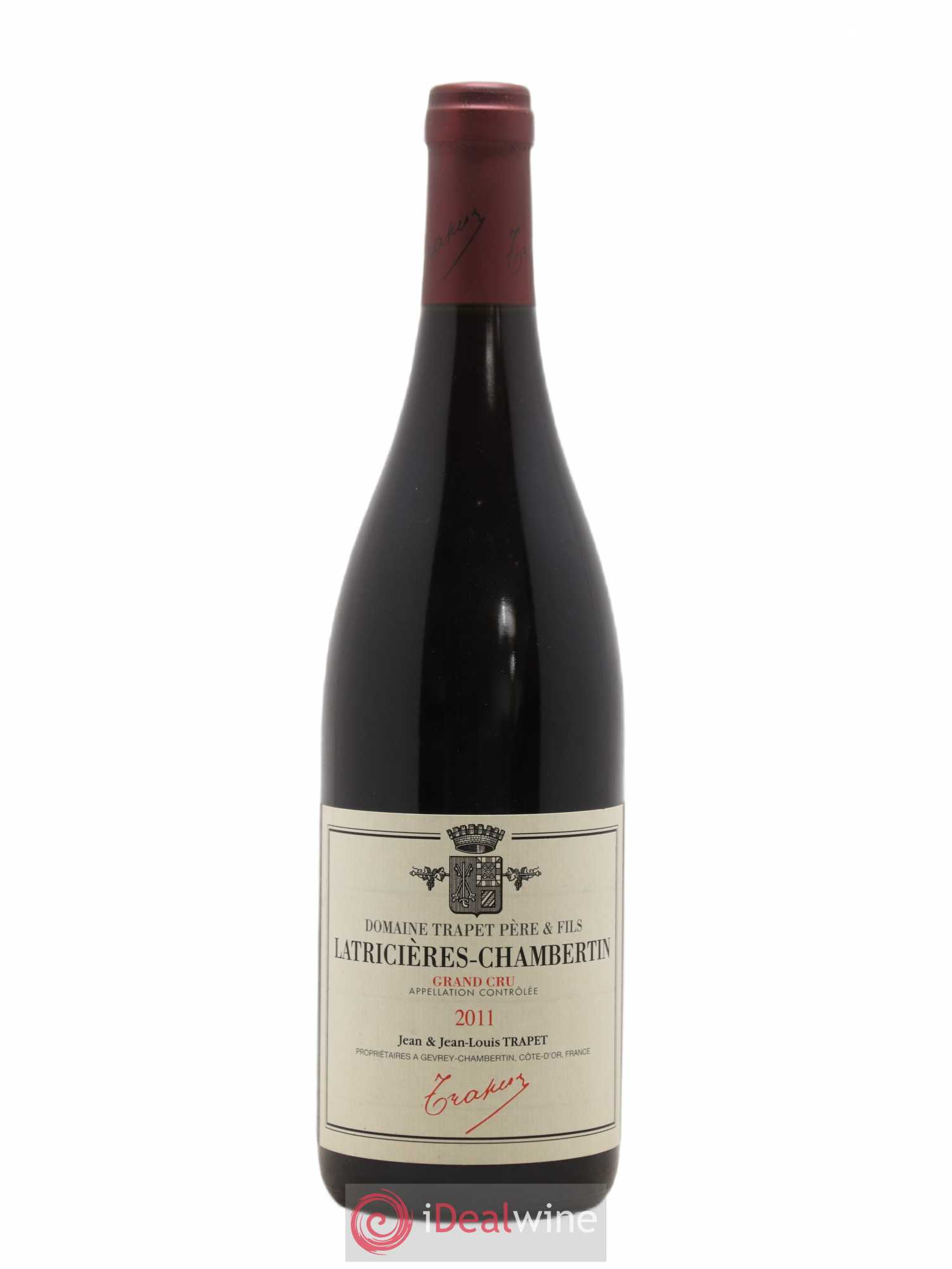 Latricières-Chambertin Grand Cru Domaine Trapet 2011 - Lot de 1 bouteille - 0