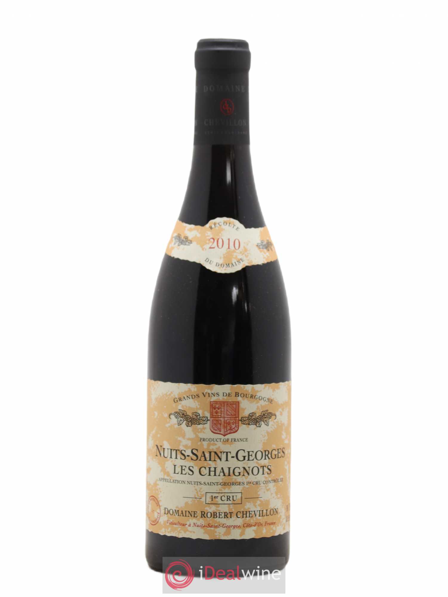 Nuits-Saint-Georges 1er Cru Les Chaignots Robert Chevillon 2010 - Lot de 1 bouteille - 0
