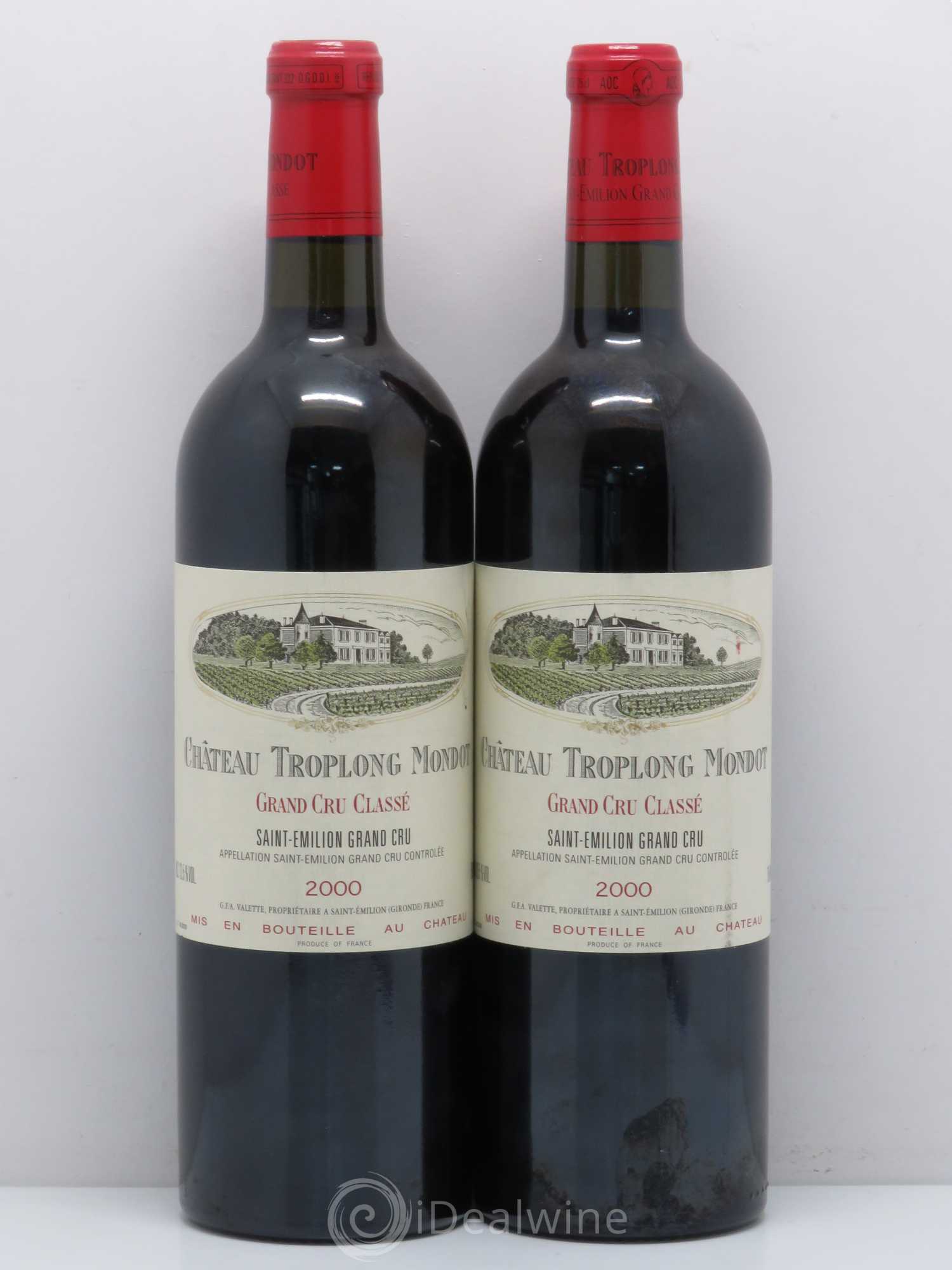 Château Troplong Mondot 1er Grand Cru Classé B 2000 - Lot de 5 bouteilles - 2