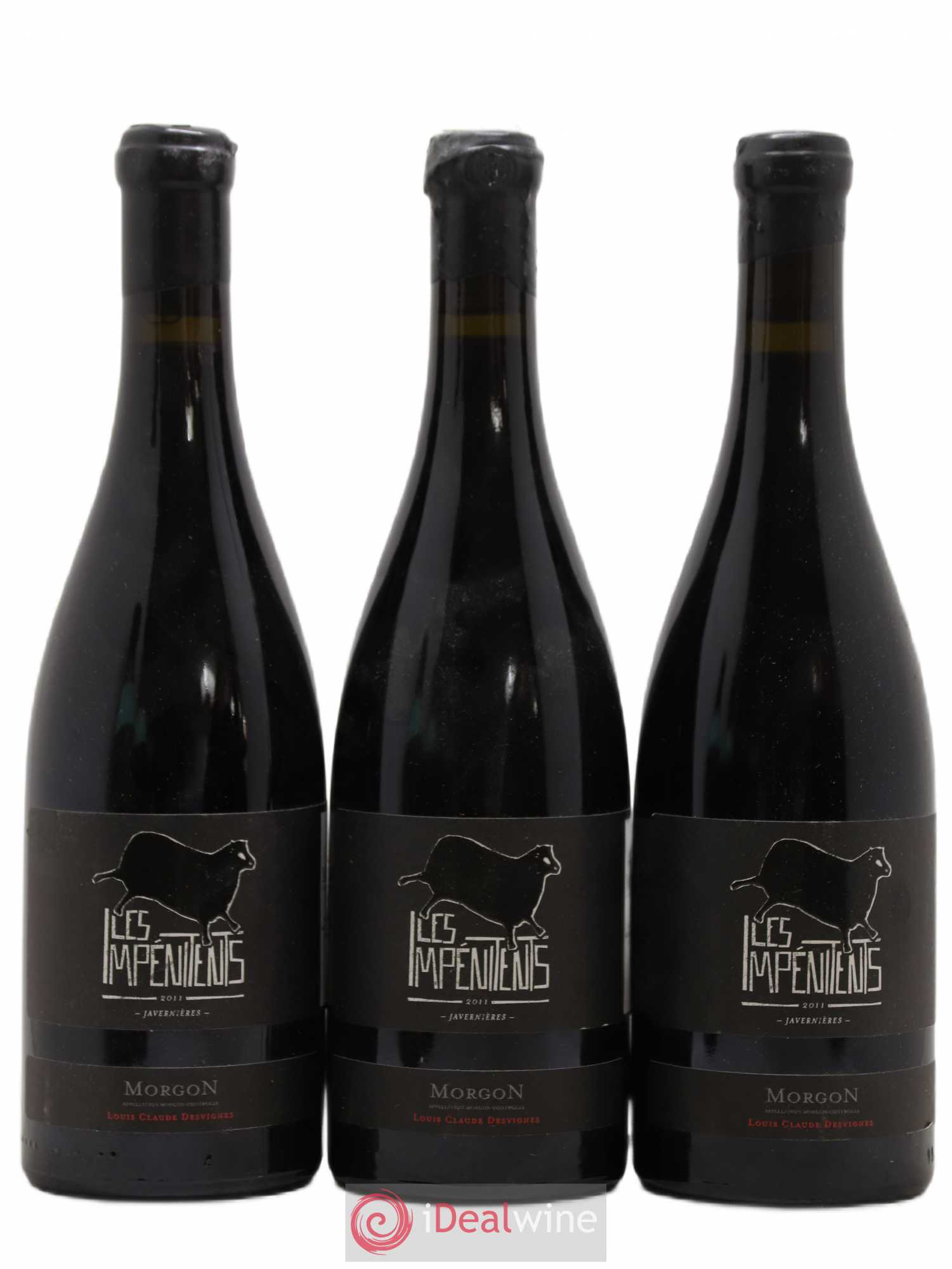 Morgon Javernières Les Impénitents Louis-Claude Desvignes 2011 - Lot de 3 bouteilles - 0