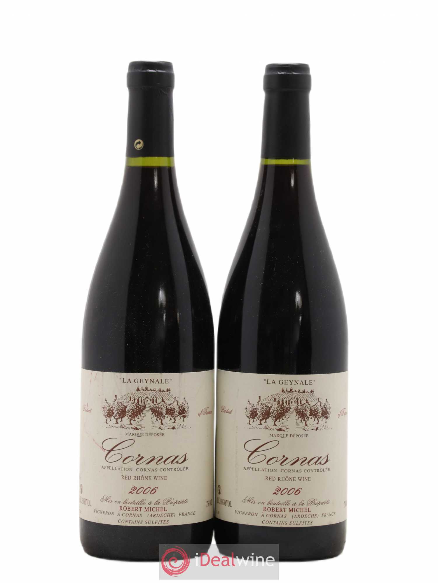 Cornas La Geynale Robert Michel 2006 - Lot de 2 bouteilles - 0