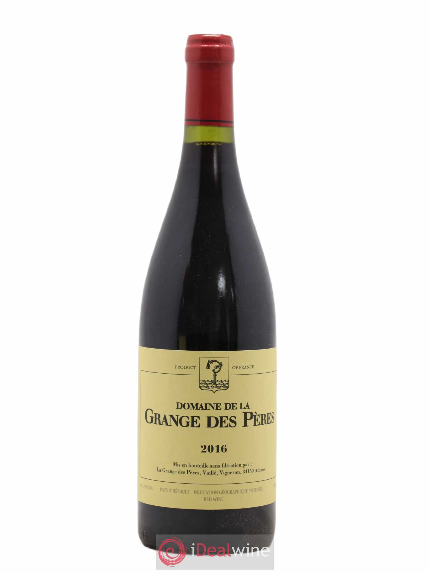 Pays d'Hérault Grange des Pères Laurent Vaillé 2016 - Lot de 1 bouteille - 0