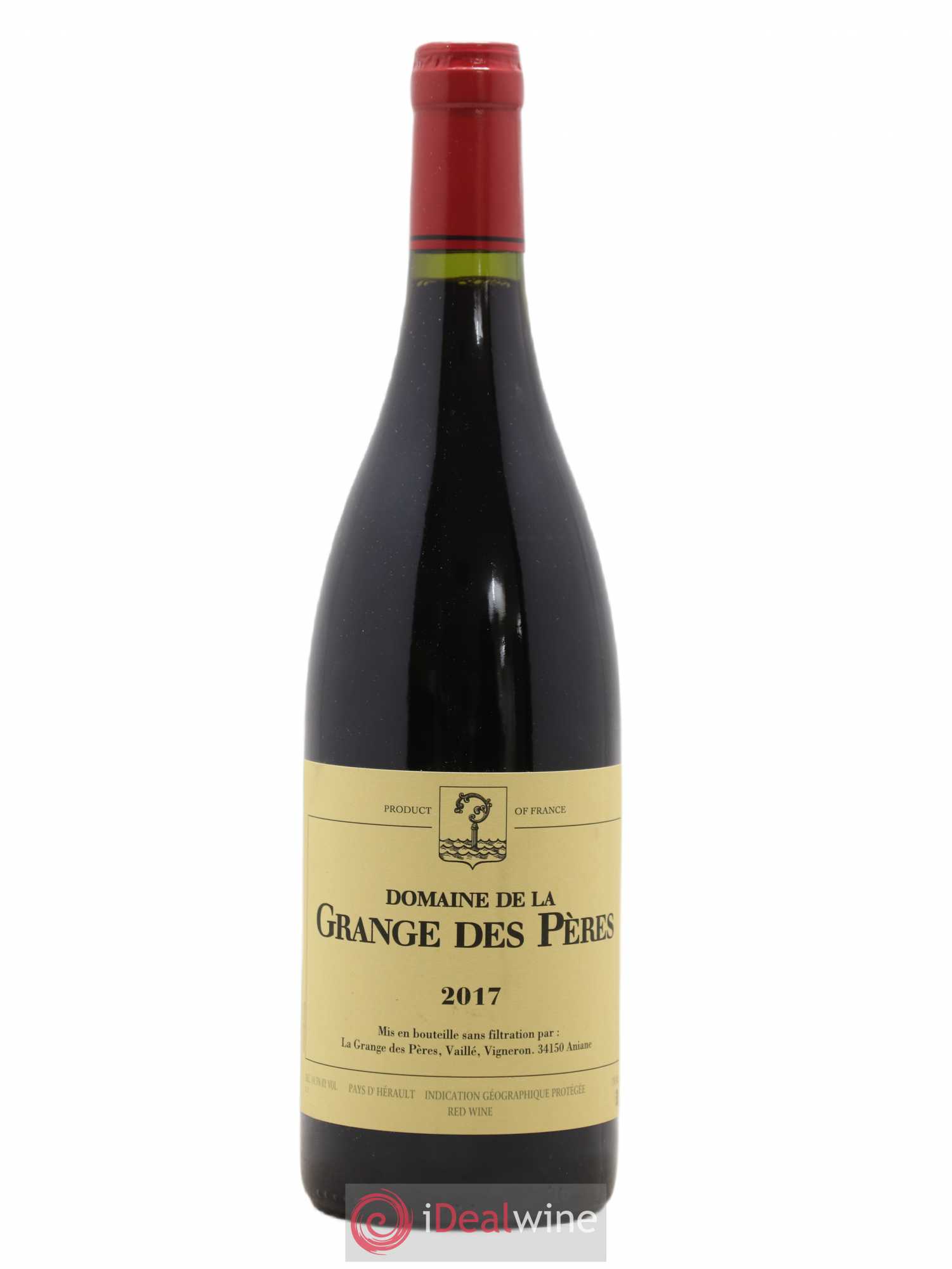 Pays d'Hérault Grange des Pères Laurent Vaillé 2017 - Lot de 1 bouteille - 0