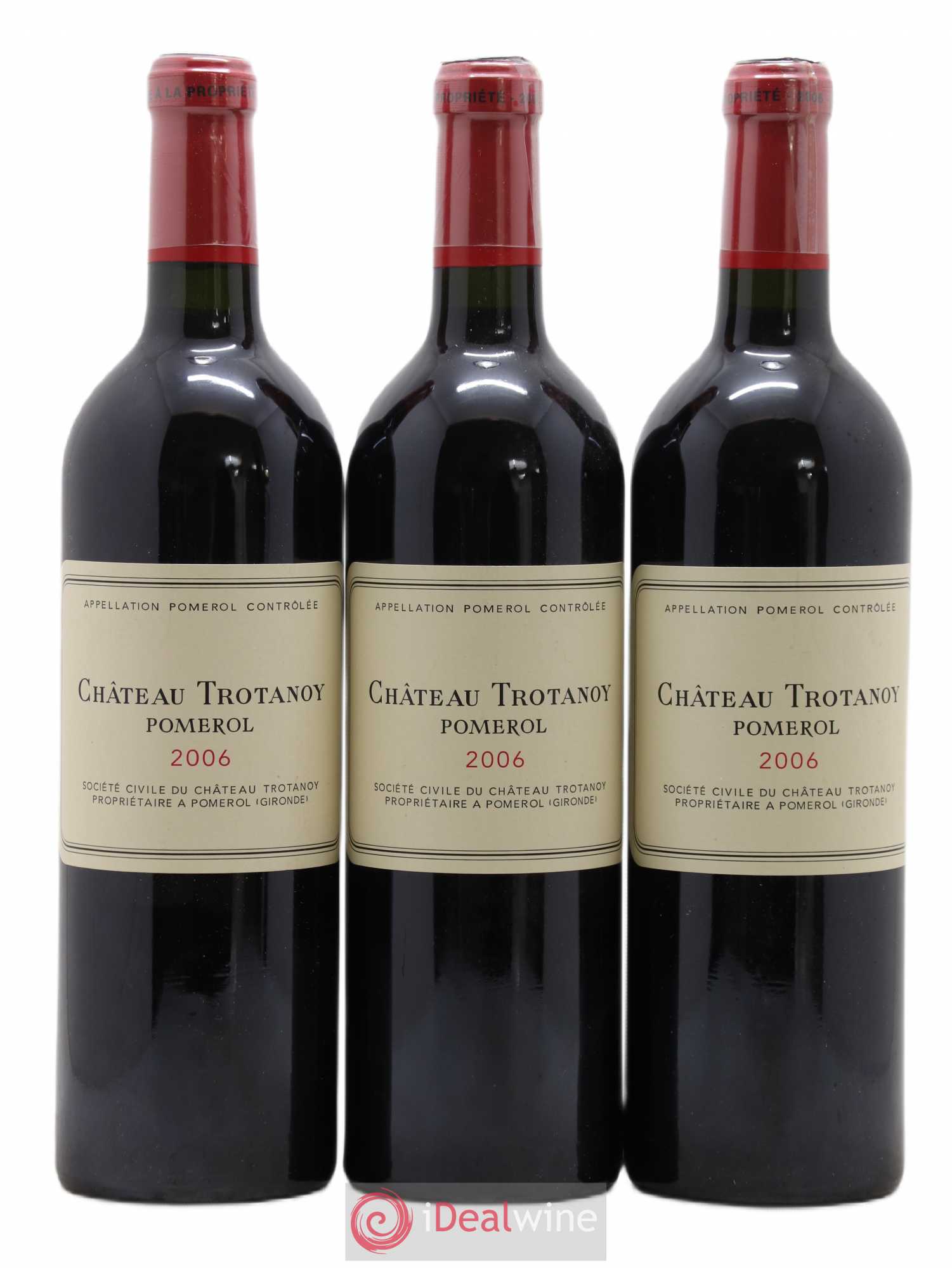 Château Trotanoy 2006 - Lot de 3 bouteilles - 0