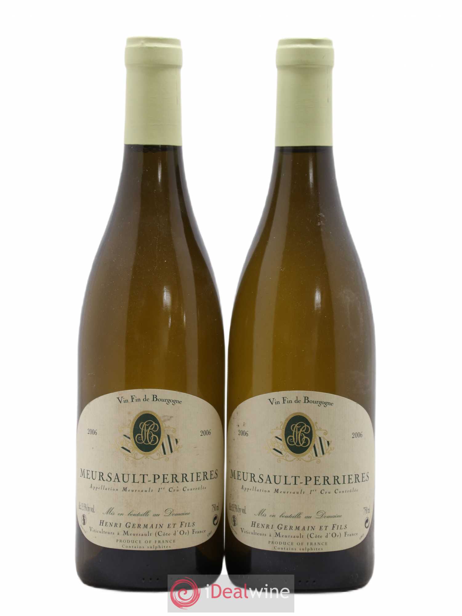 Meursault 1er Cru Perrières Henri Germain 2006 - Lot de 2 bouteilles - 0