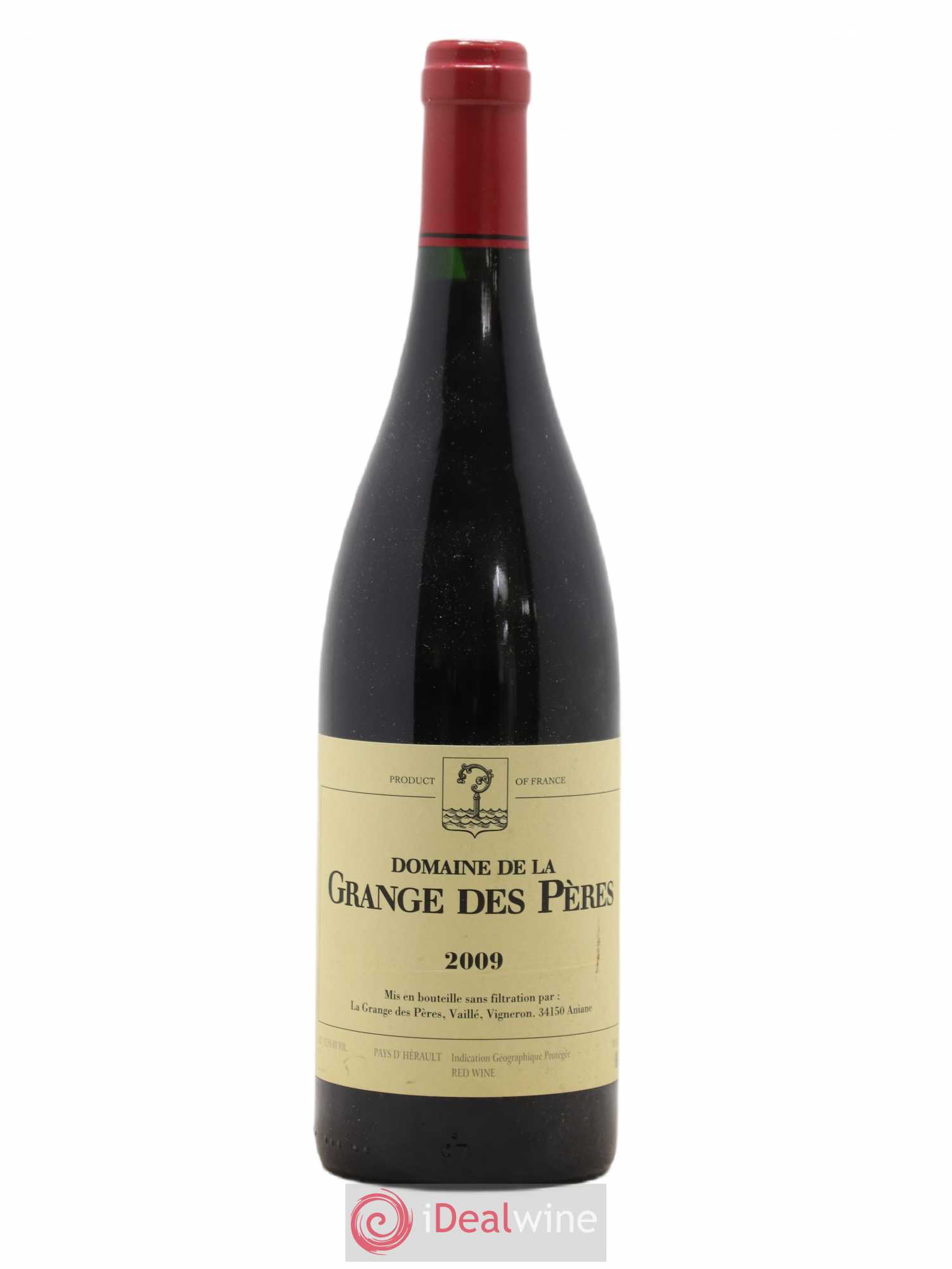 Pays d'Hérault Grange des Pères Laurent Vaillé 2009 - Lot de 1 bouteille - 0