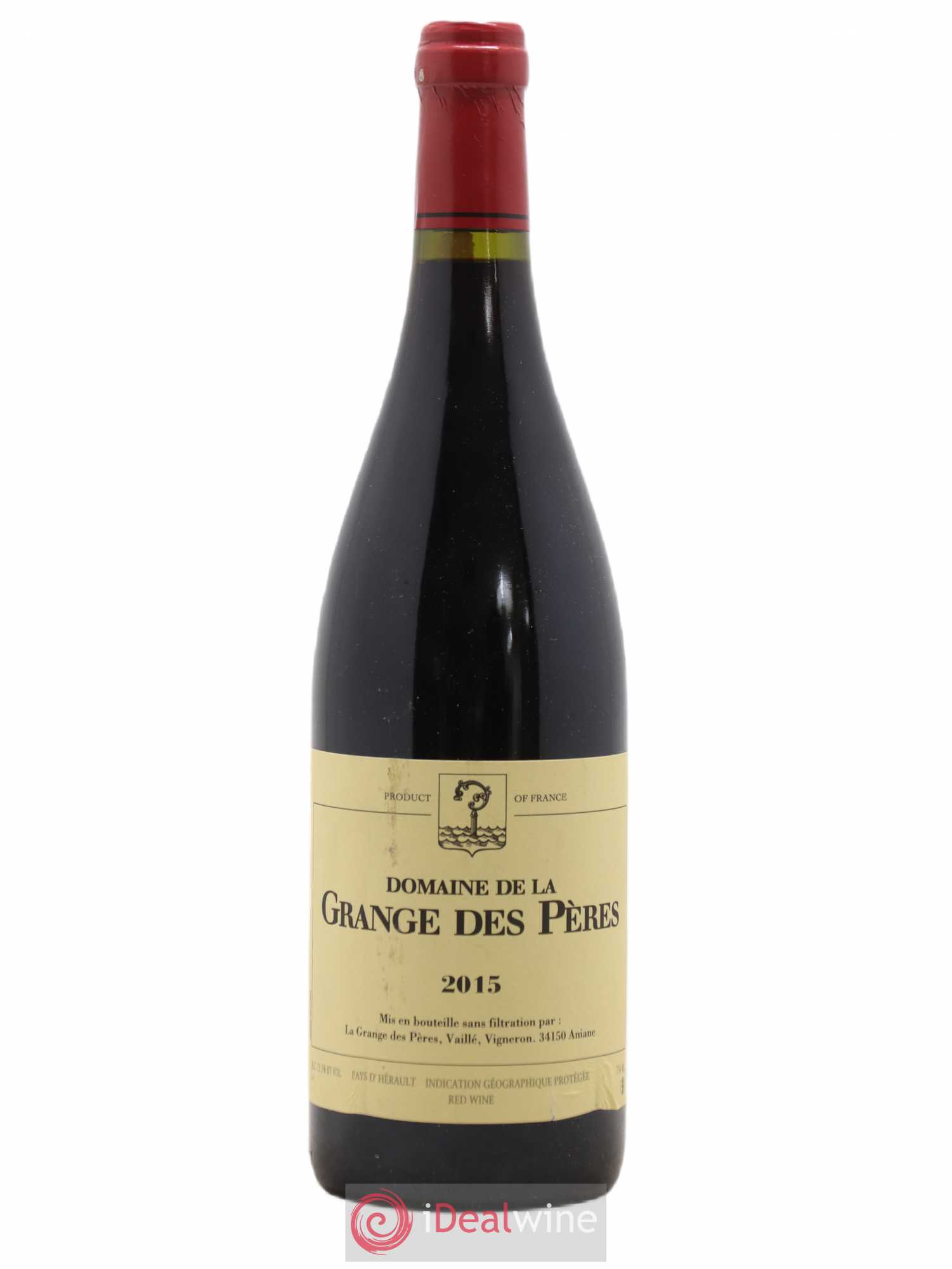 Pays d'Hérault Grange des Pères Laurent Vaillé 2015 - Lot de 1 bouteille - 0