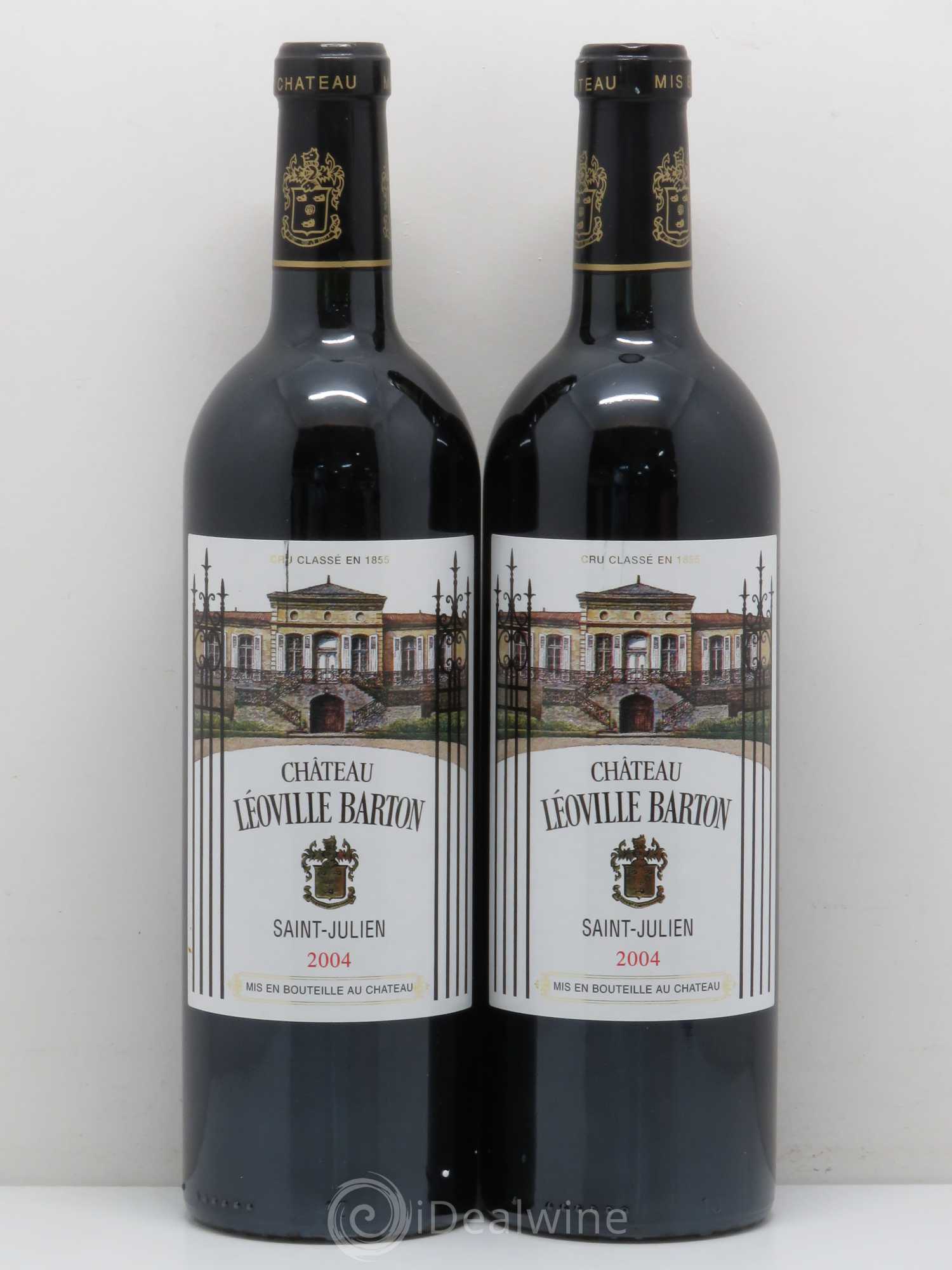 Château Léoville Barton 2ème Grand Cru Classé 2004 - Lot de 2 bouteilles - 0