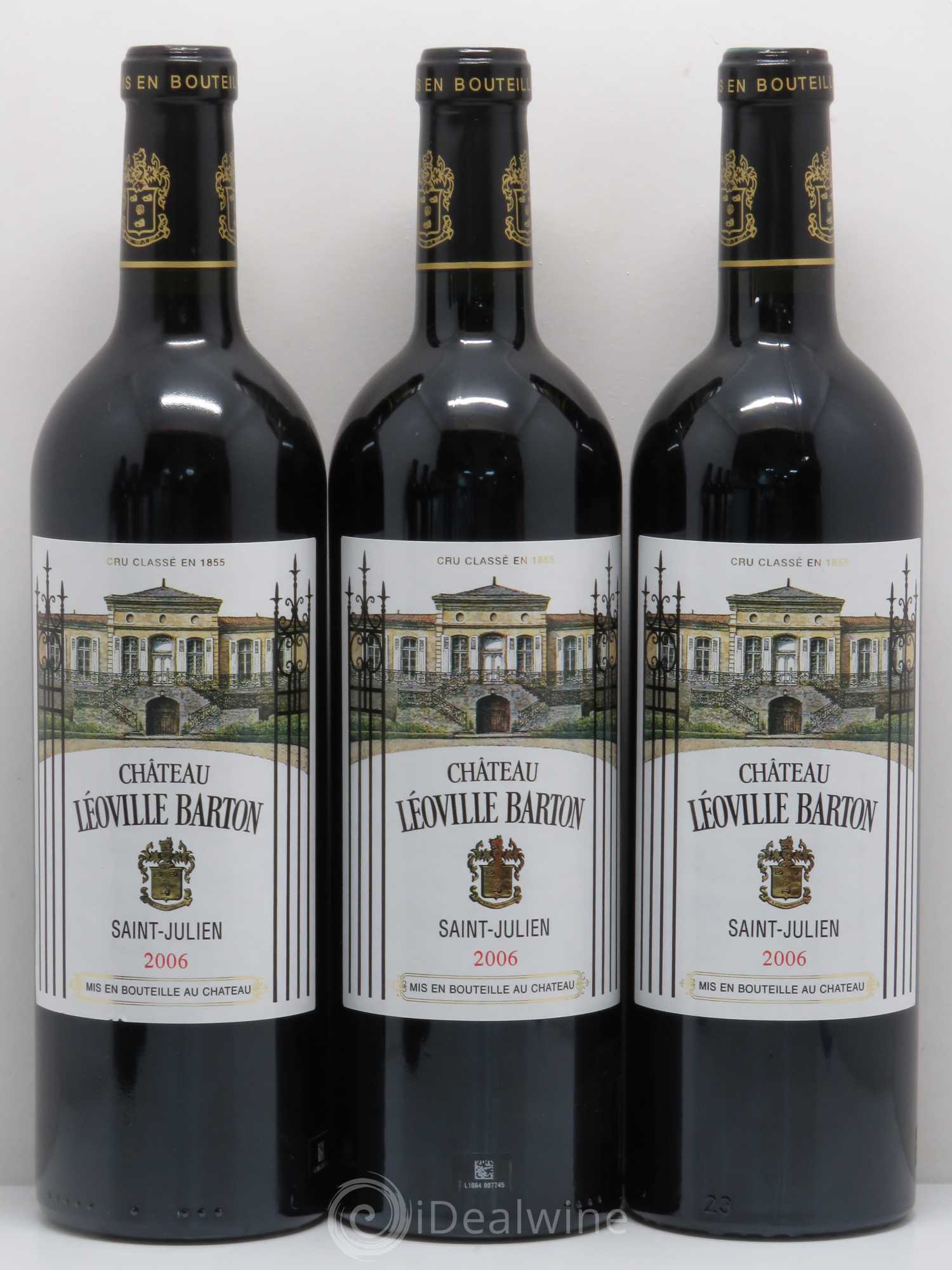 Château Léoville Barton 2ème Grand Cru Classé 2006 - Lot de 6 bouteilles - 1