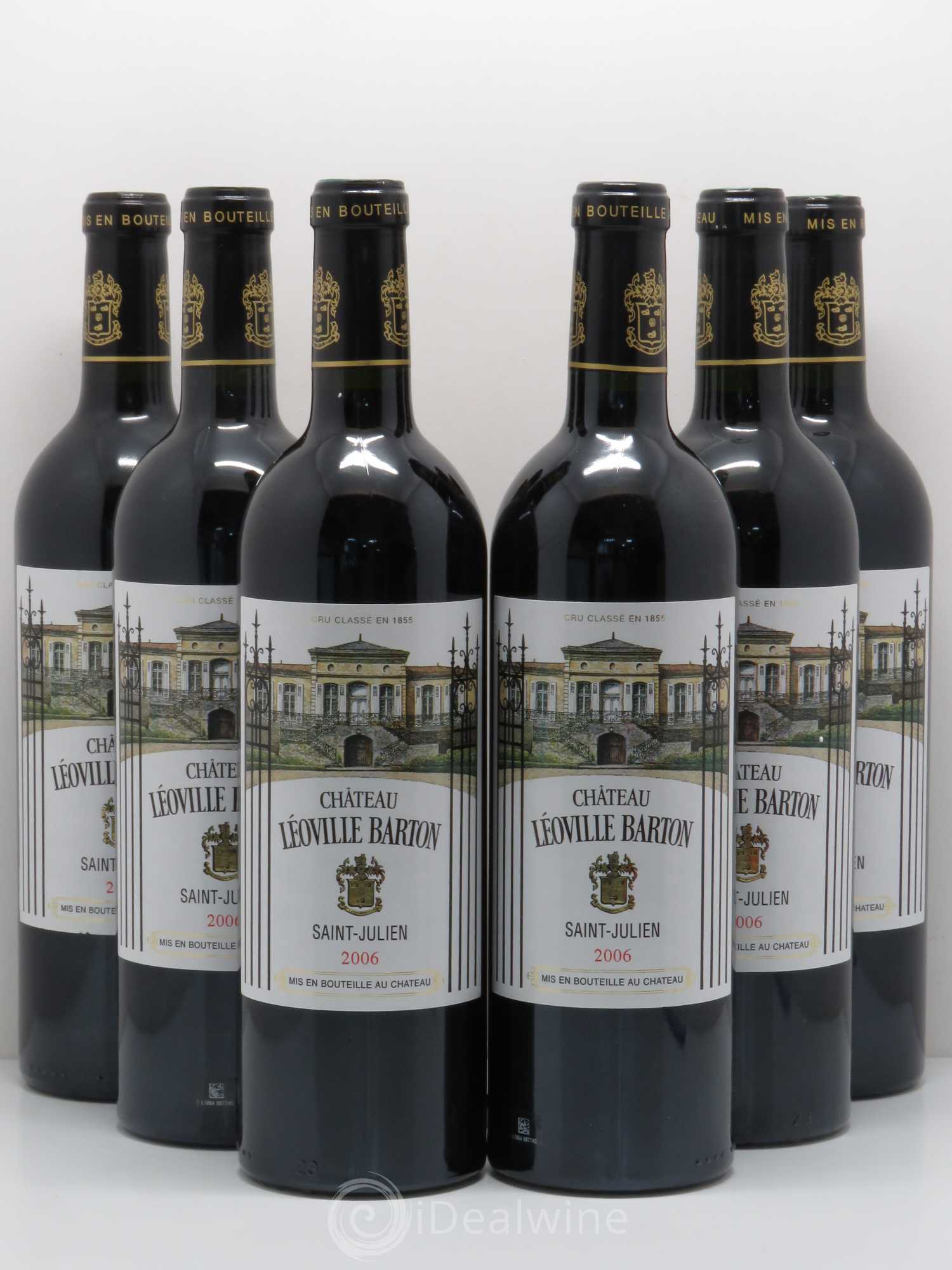 Château Léoville Barton 2ème Grand Cru Classé 2006 - Lot de 6 bouteilles - 0